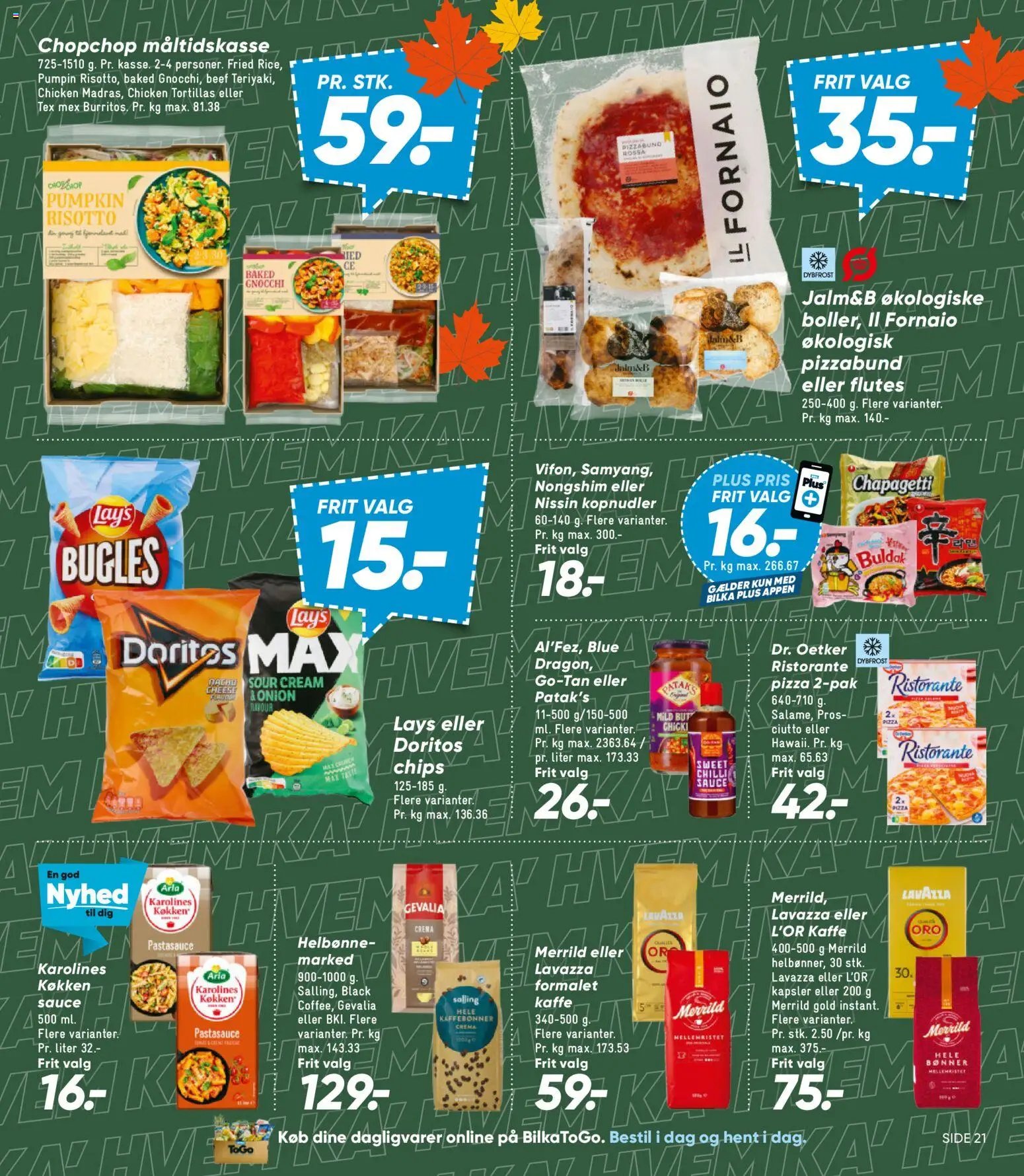Nye Bilka tilbud fra 23/10/2026