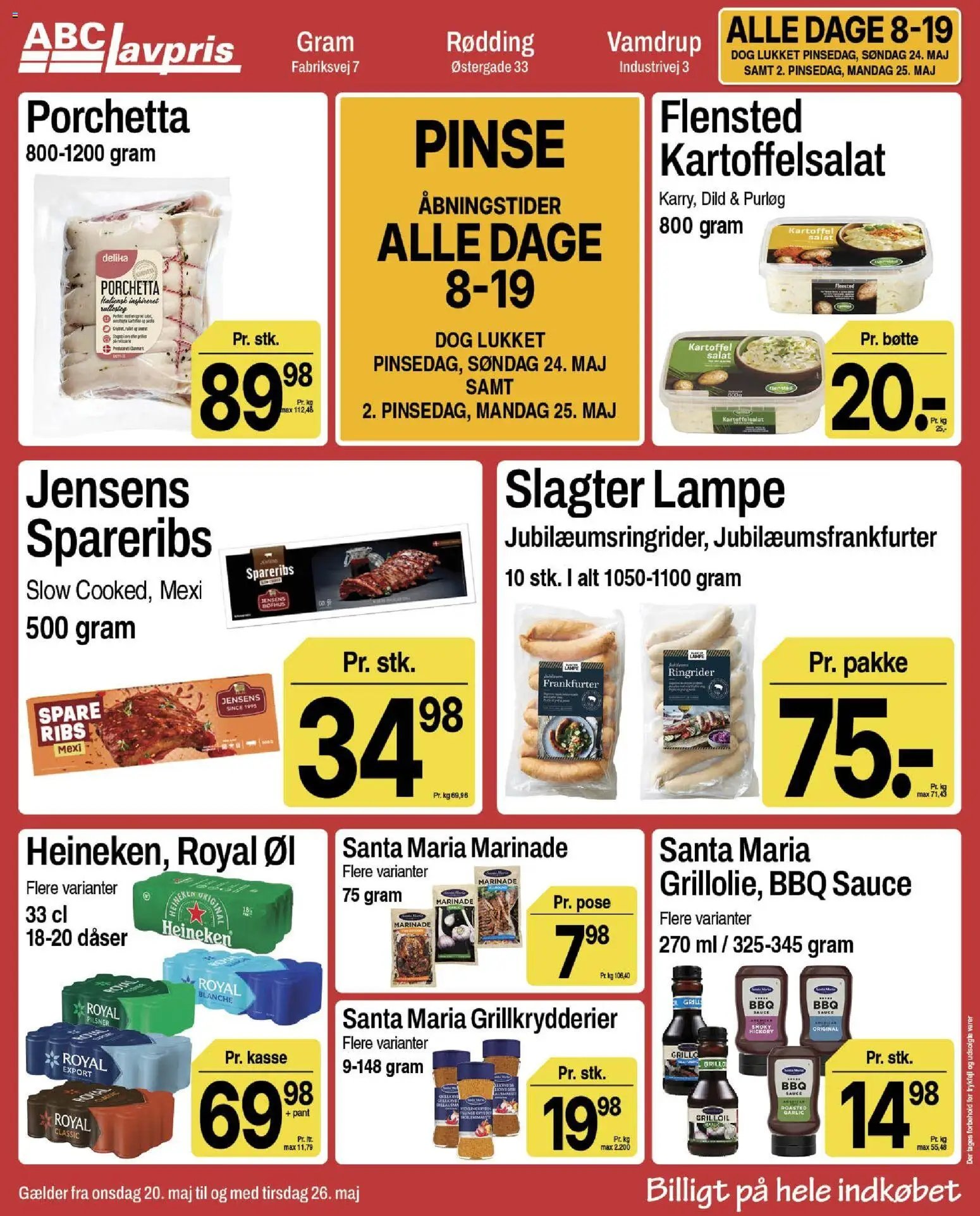 Abc Lavpris tilbudsavis fra 20/05/2026 Abc Lavpris - Gram (2026-05-20 - 2026-05-26)