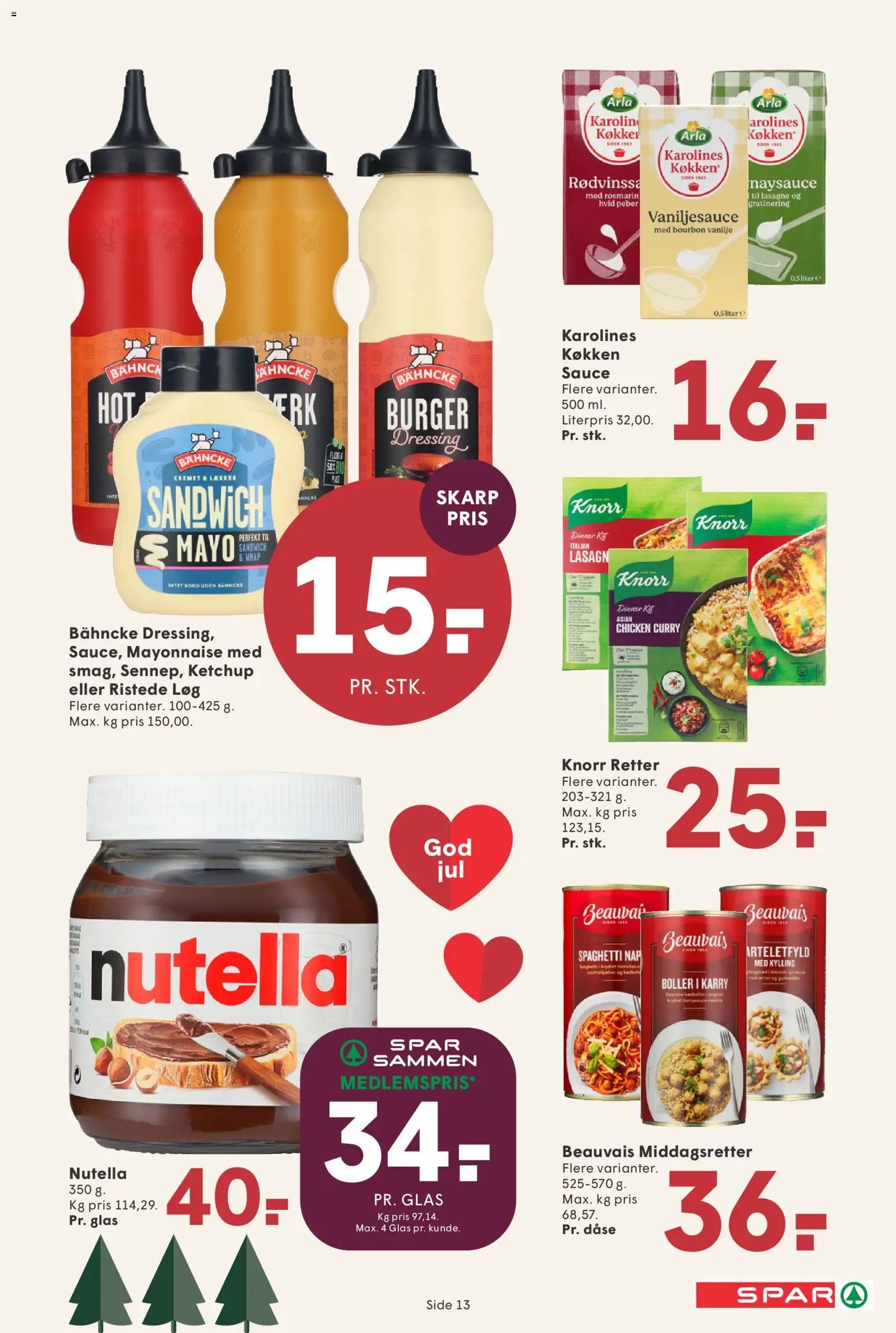 Nye Spar tilbud fra 30/10/2026