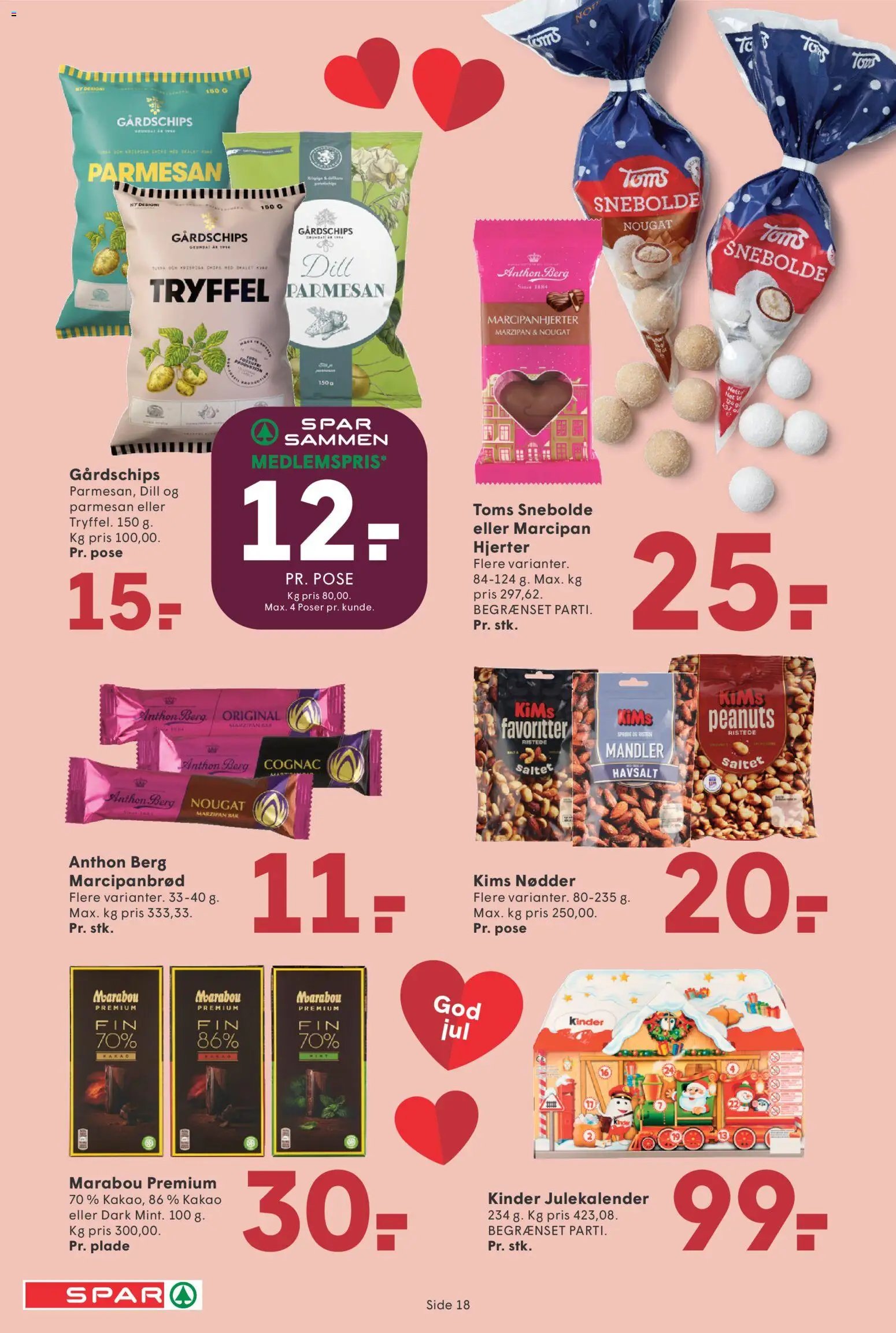 Nye Spar tilbud fra 30/10/2026