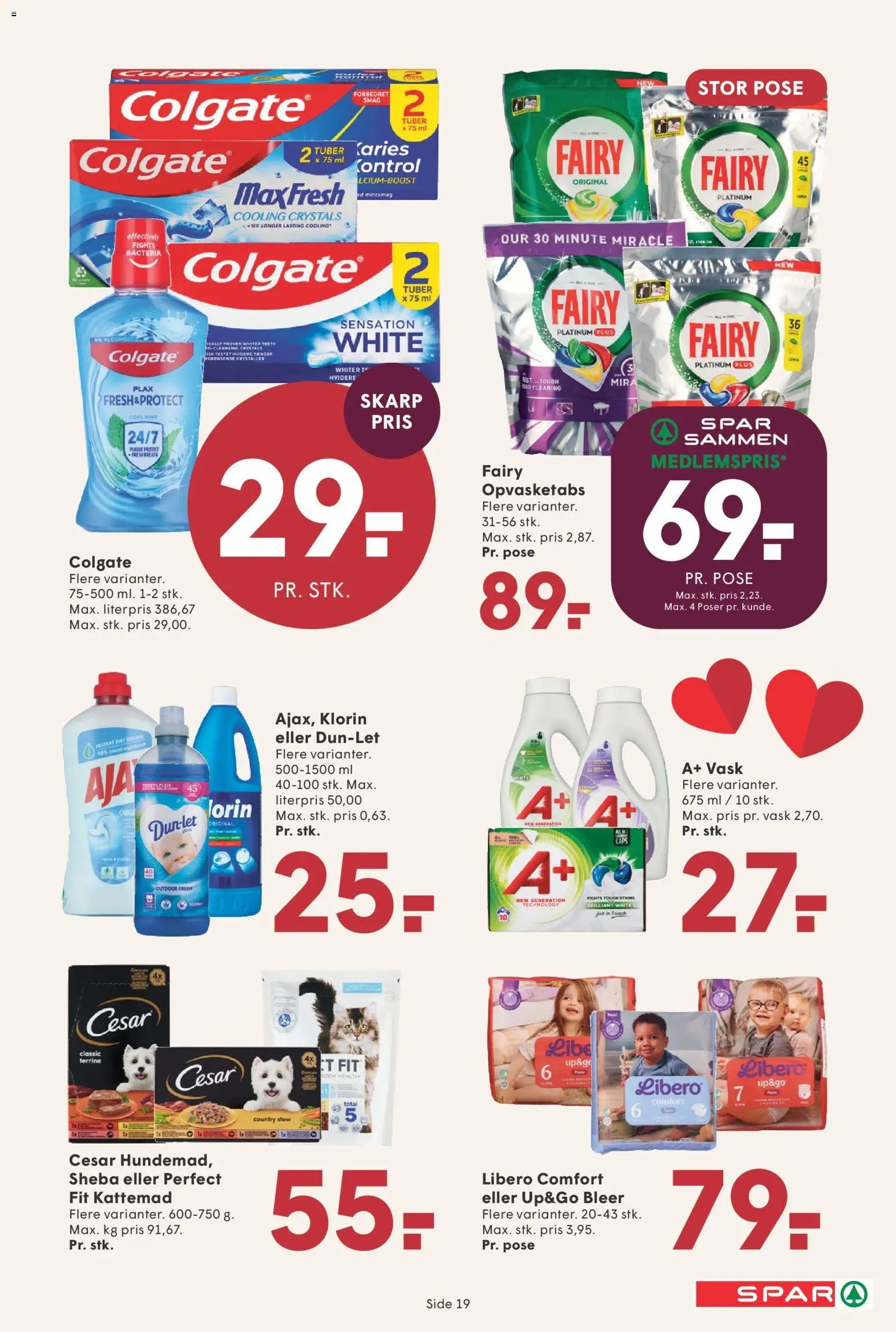 Nye Spar tilbud fra 30/10/2026