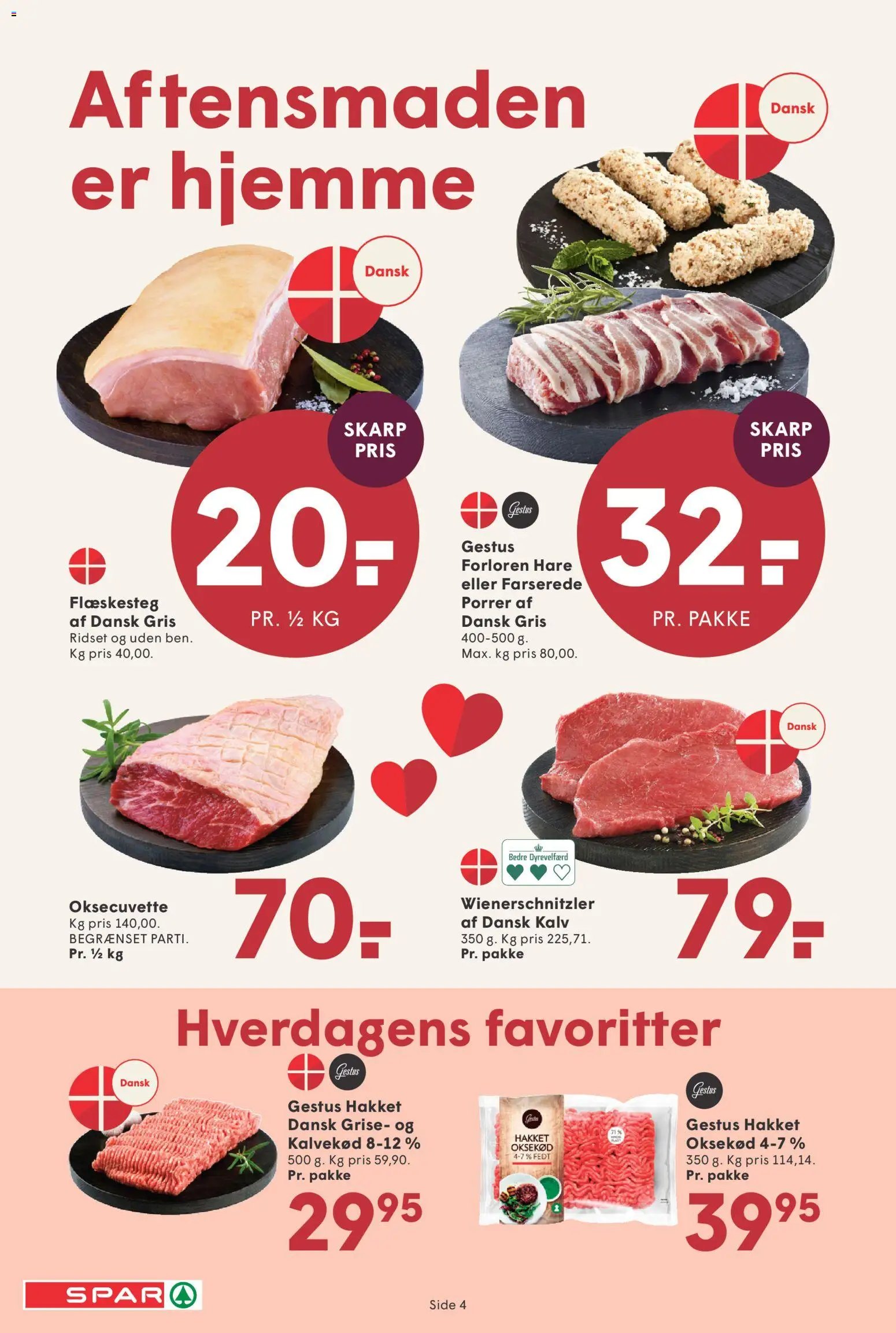Nye Spar tilbud fra 30/10/2026