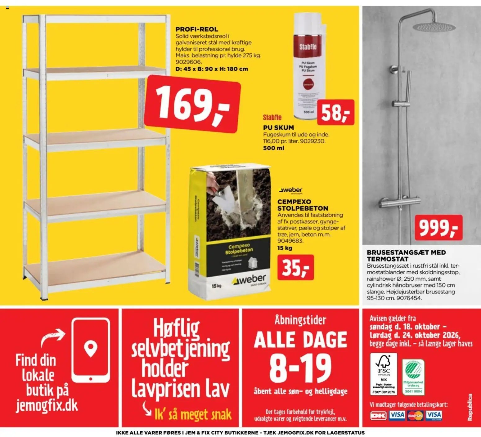 Nye Jem & fix tilbud fra 18/10/2026