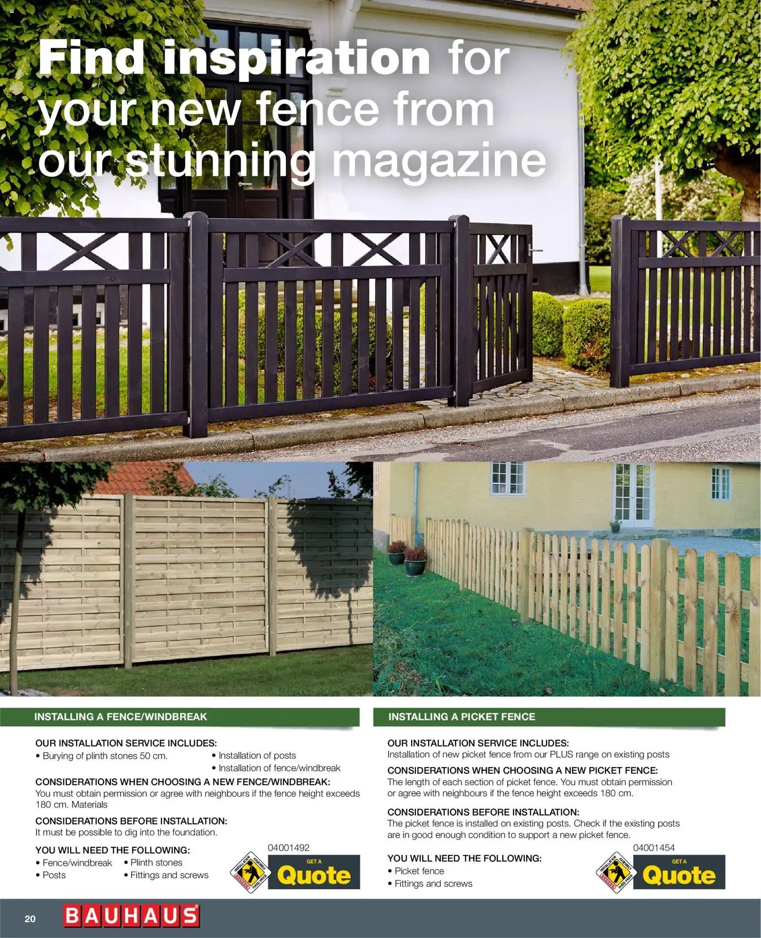 Bauhaus tilbudsavis fra 01/01/2026 Installation Service - ENGLISH