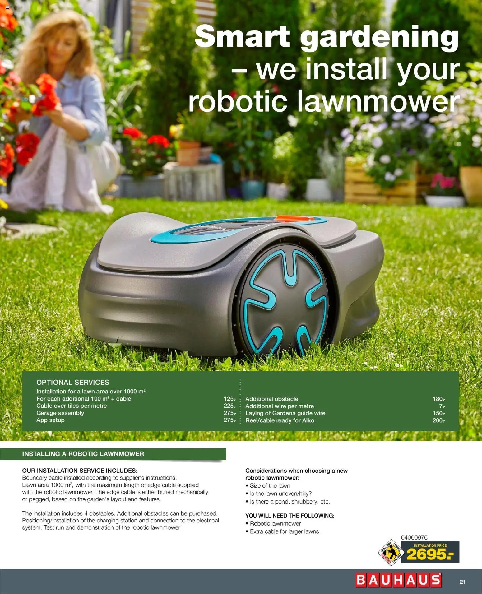 Bauhaus tilbudsavis fra 01/01/2026 Installation Service - ENGLISH