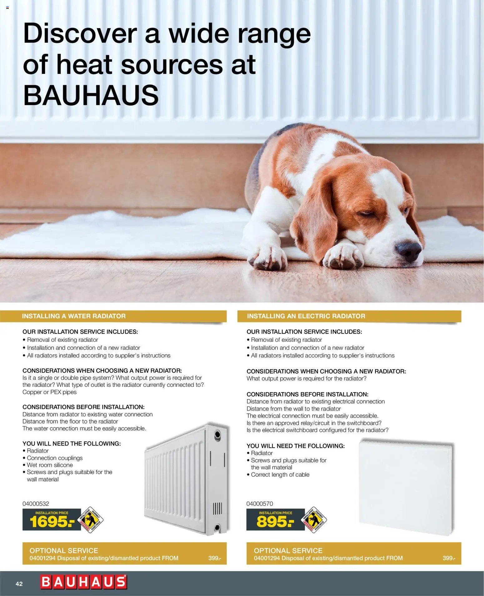 Bauhaus tilbudsavis fra 01/01/2026 Installation Service - ENGLISH