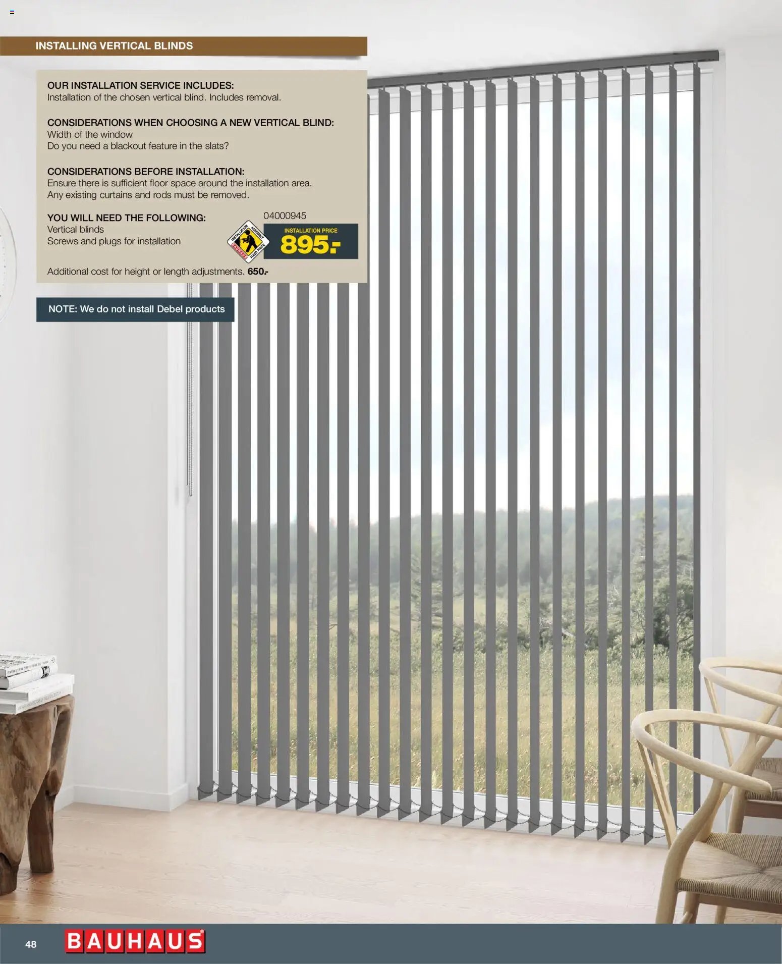 Bauhaus tilbudsavis fra 01/01/2026 Installation Service - ENGLISH