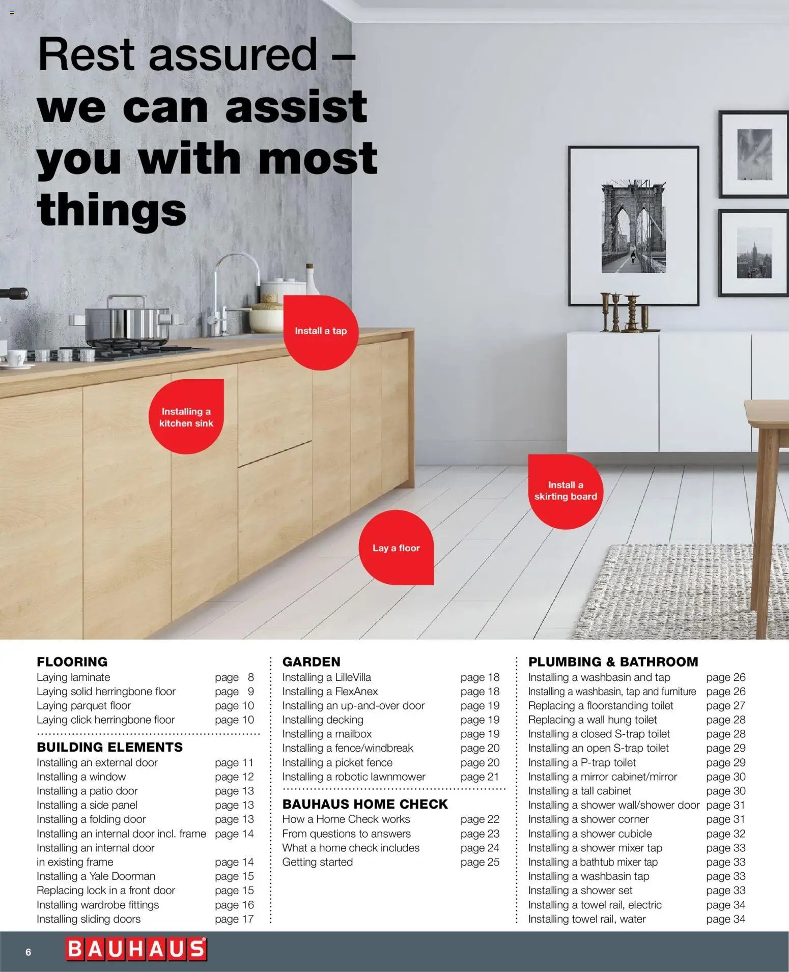 Bauhaus tilbudsavis fra 01/01/2026 Installation Service - ENGLISH