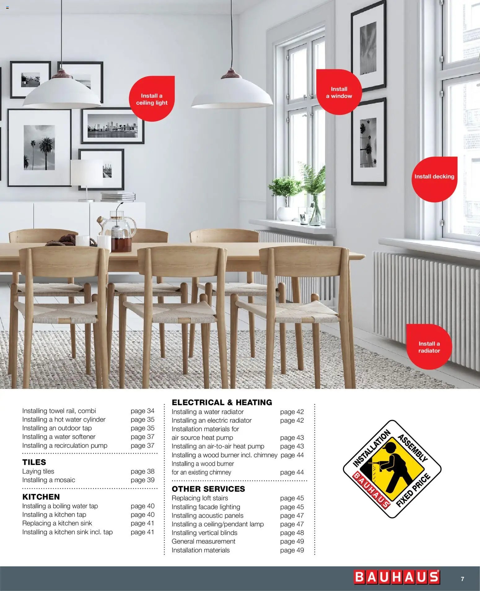 Bauhaus tilbudsavis fra 01/01/2026 Installation Service - ENGLISH