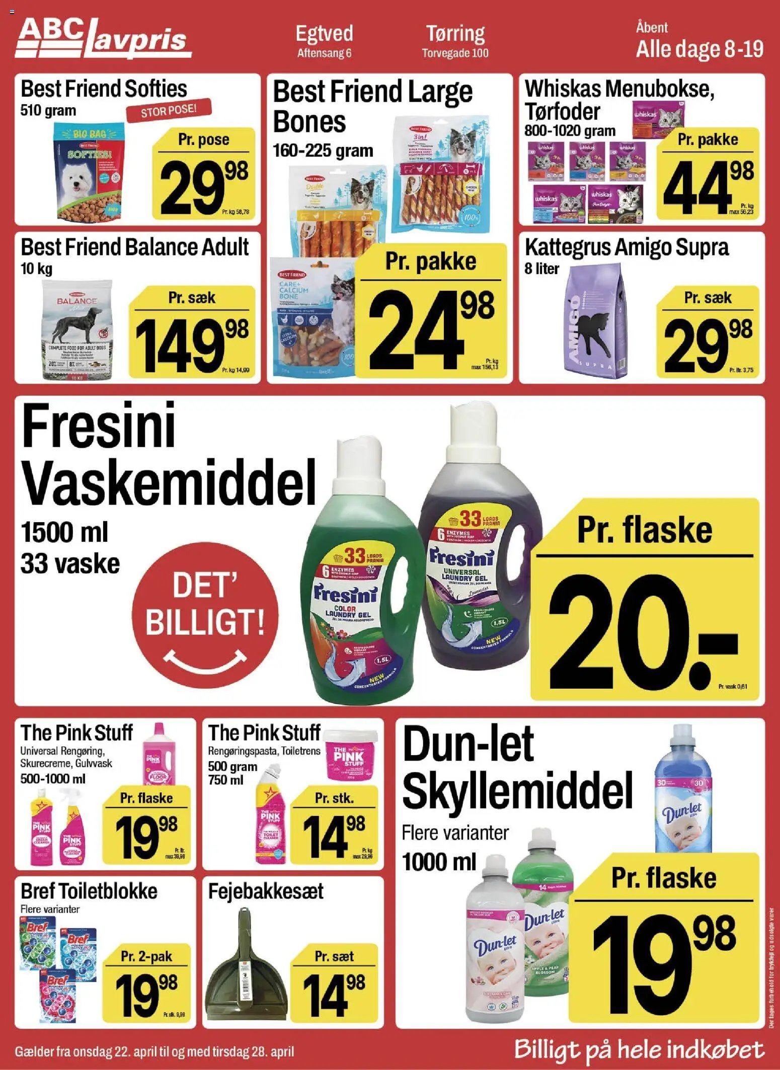 Abc Lavpris tilbudsavis fra 22/04/2026 Abc Lavpris - Egtved