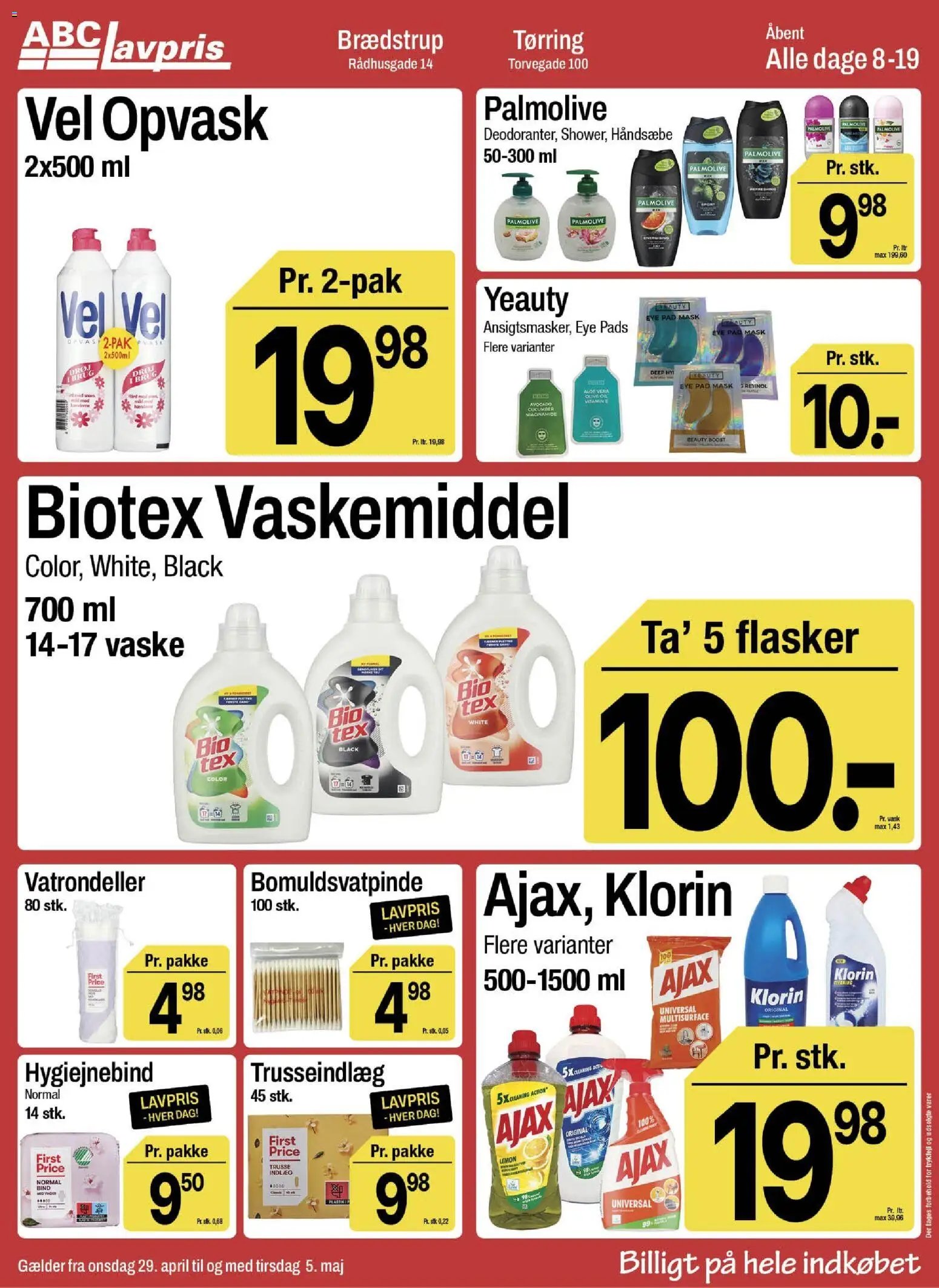 Abc Lavpris tilbudsavis fra 29/04/2026 Abc Lavpris - Brædstrup