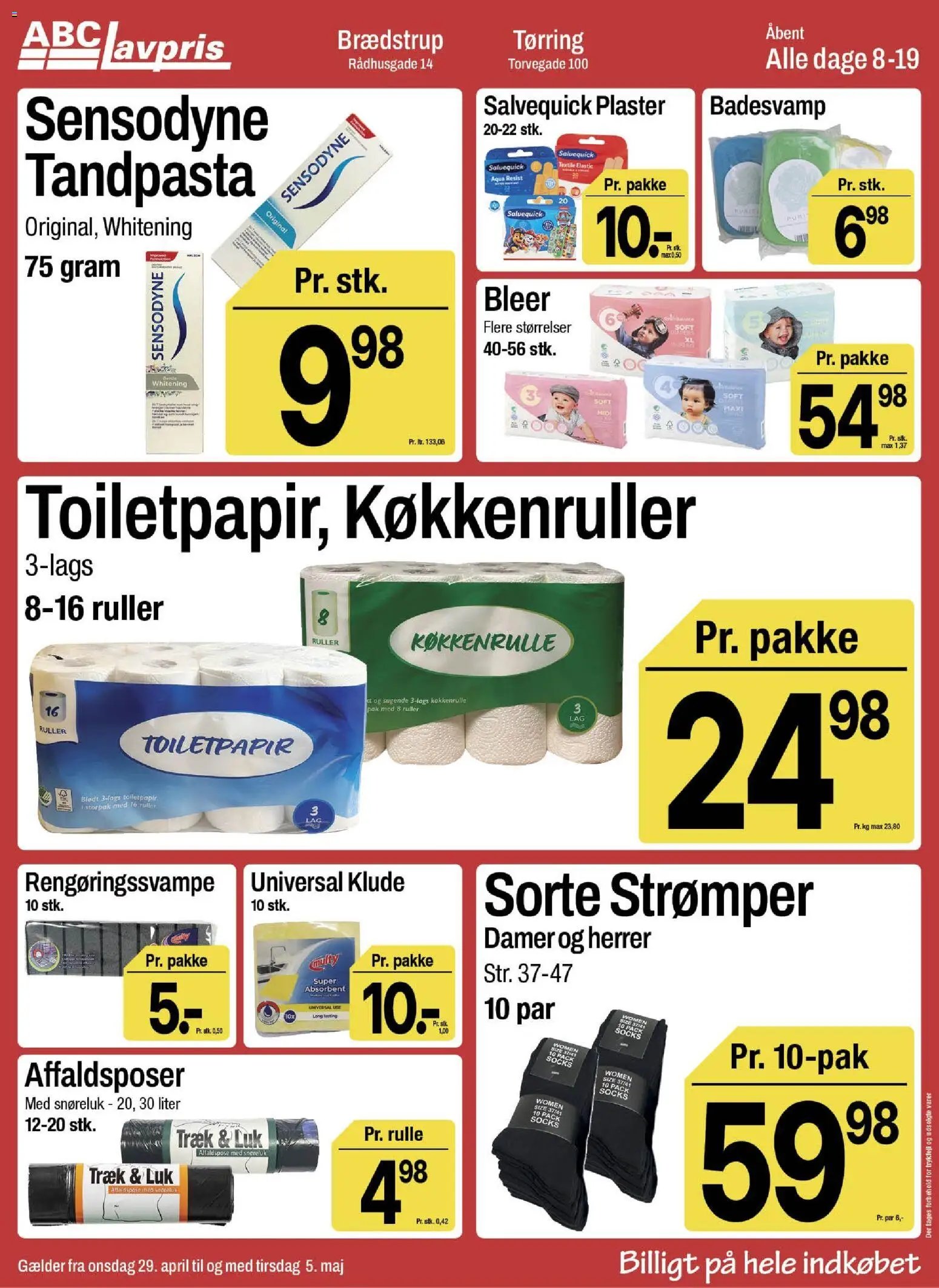 Abc Lavpris tilbudsavis fra 29/04/2026 Abc Lavpris - Brædstrup