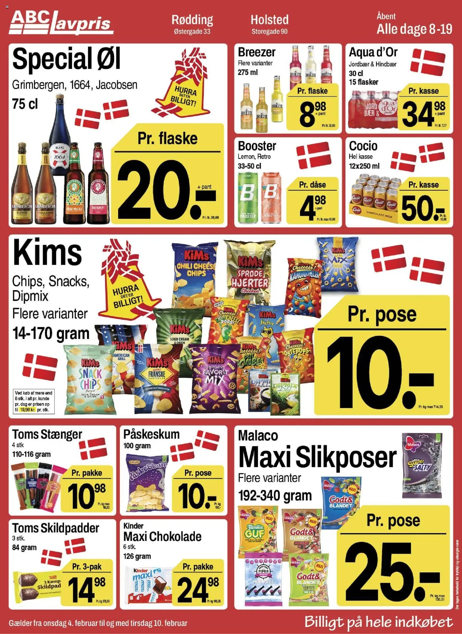 Abc Lavpris tilbudsavis fra 04/02/2026 Holsted