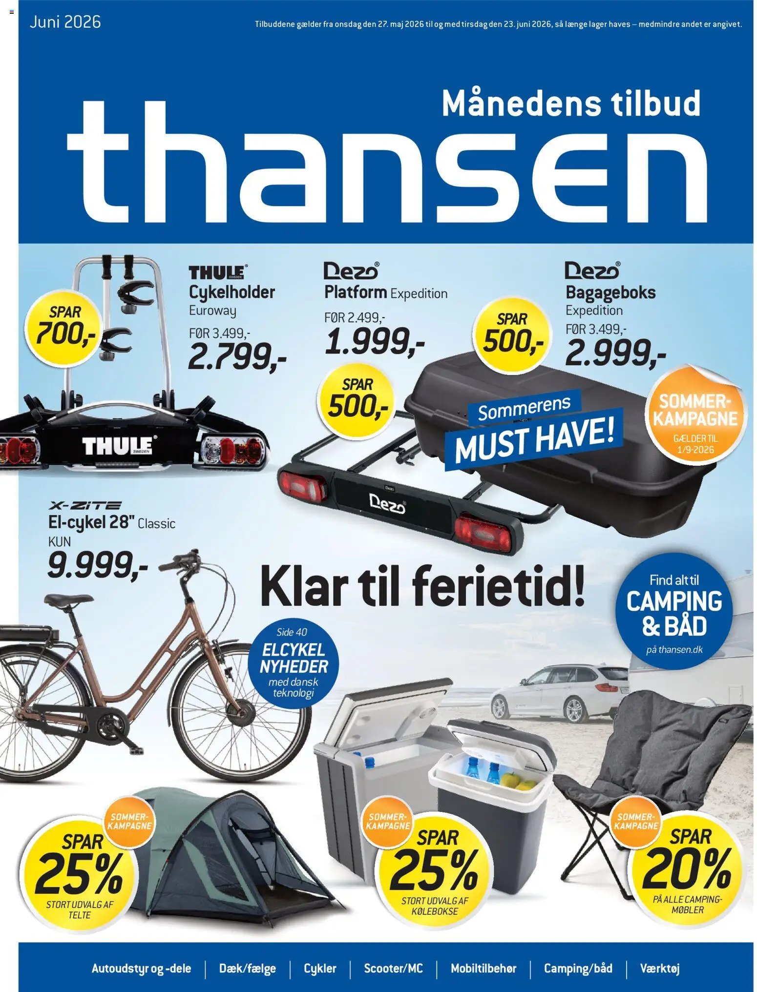 Thansen tilbudsavis fra 27/05/2026 Thansen - Tilbudsavis