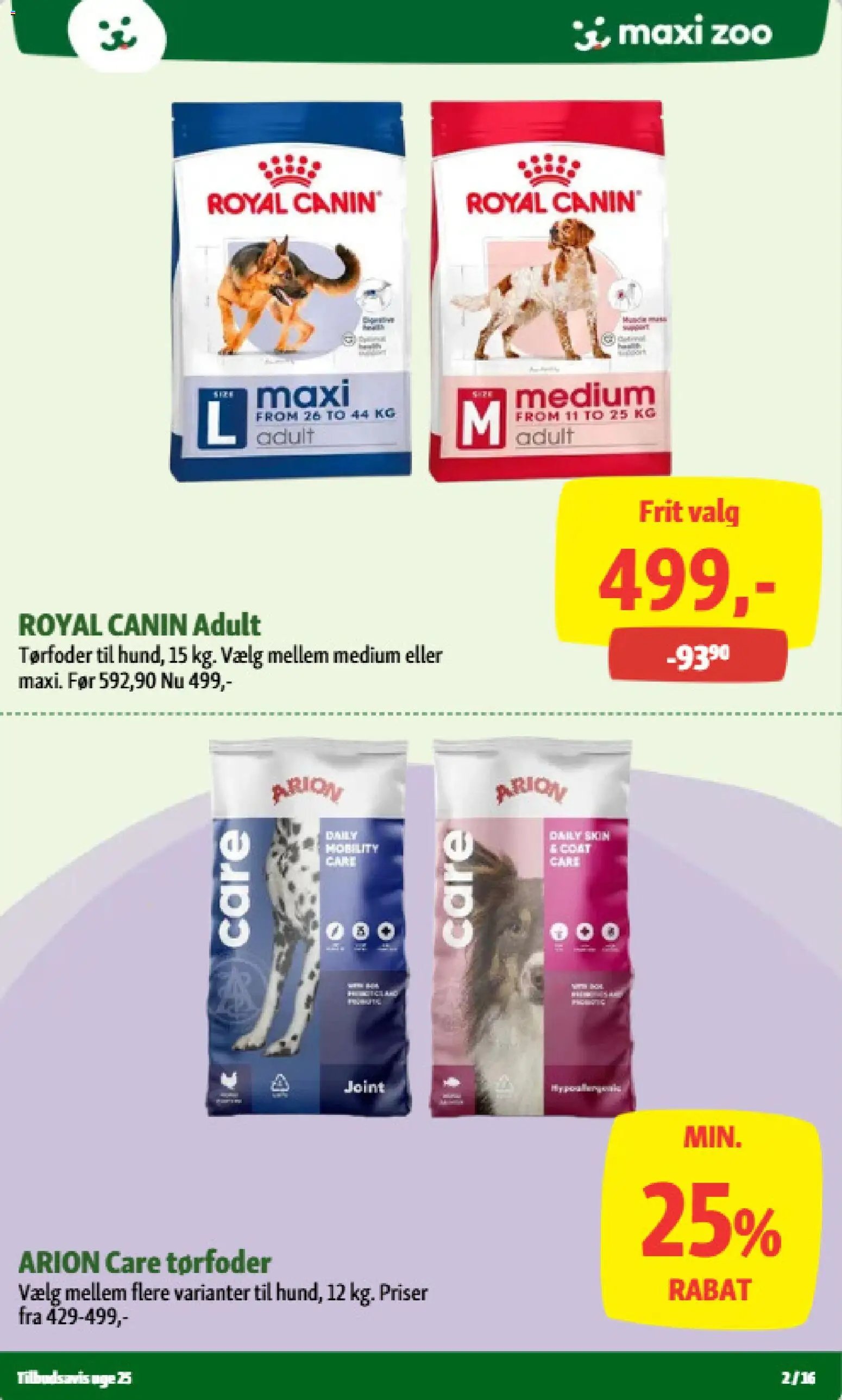 Maxi Zoo tilbudsavis fra 15/06/2026 Maxi Zoo - Tilbudsavis uge 25