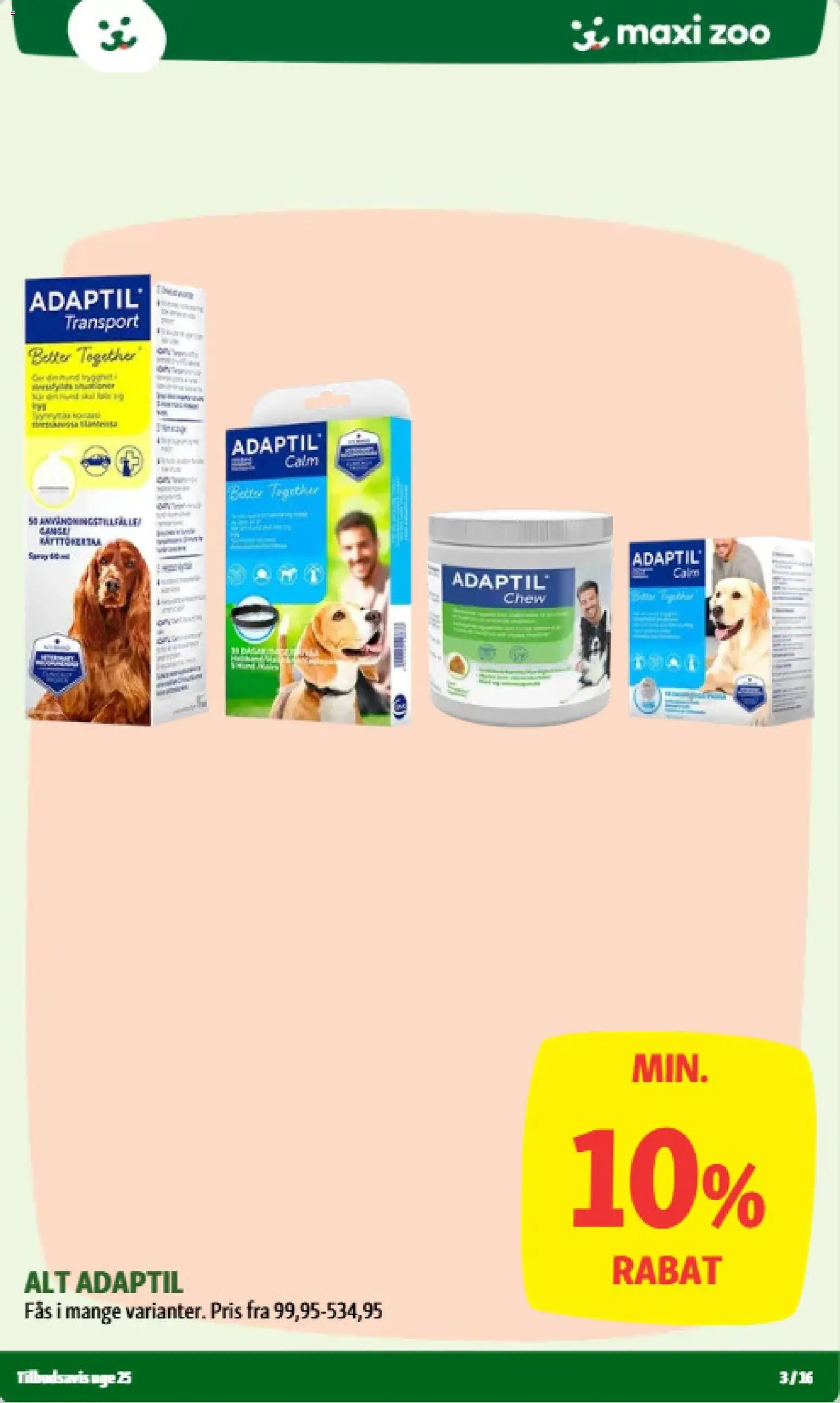 Maxi Zoo tilbudsavis fra 15/06/2026 Maxi Zoo - Tilbudsavis uge 25
