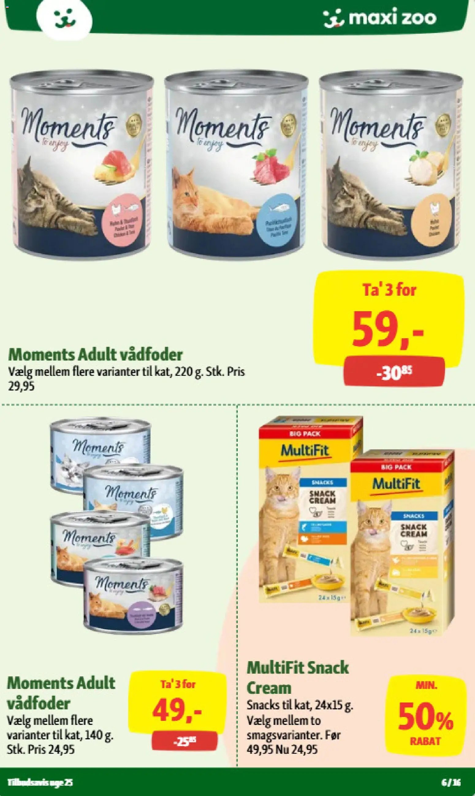 Maxi Zoo tilbudsavis fra 15/06/2026 Maxi Zoo - Tilbudsavis uge 25