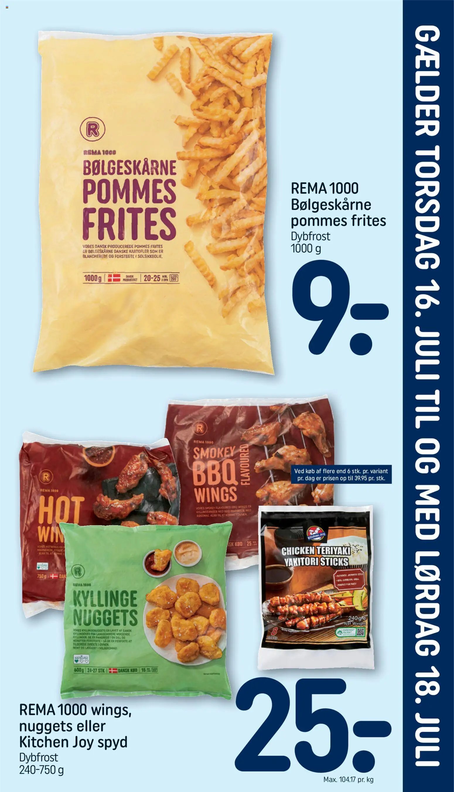 Rema 1000 tilbudsavis fra 12/07/2026 Rema 1000 - Tilbudsavis uge 29
