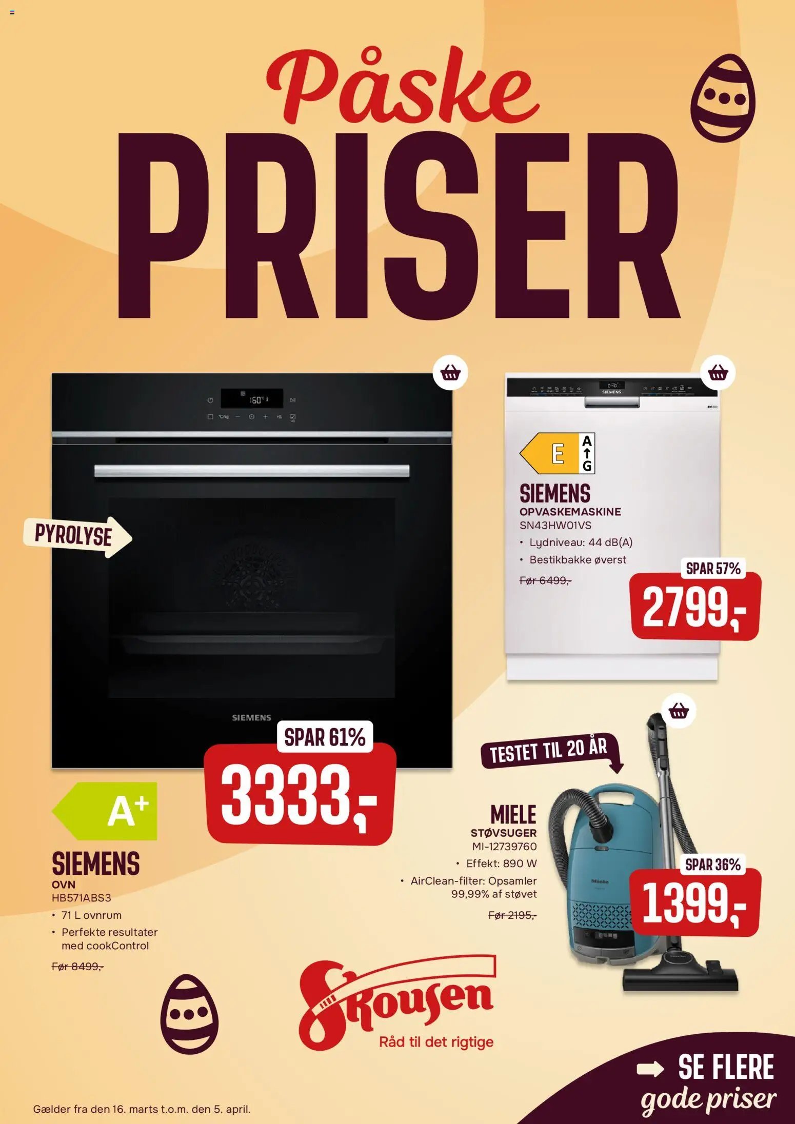 Skousen tilbudsavis fra 16/03/2026 Skousen - Tilbudsavis