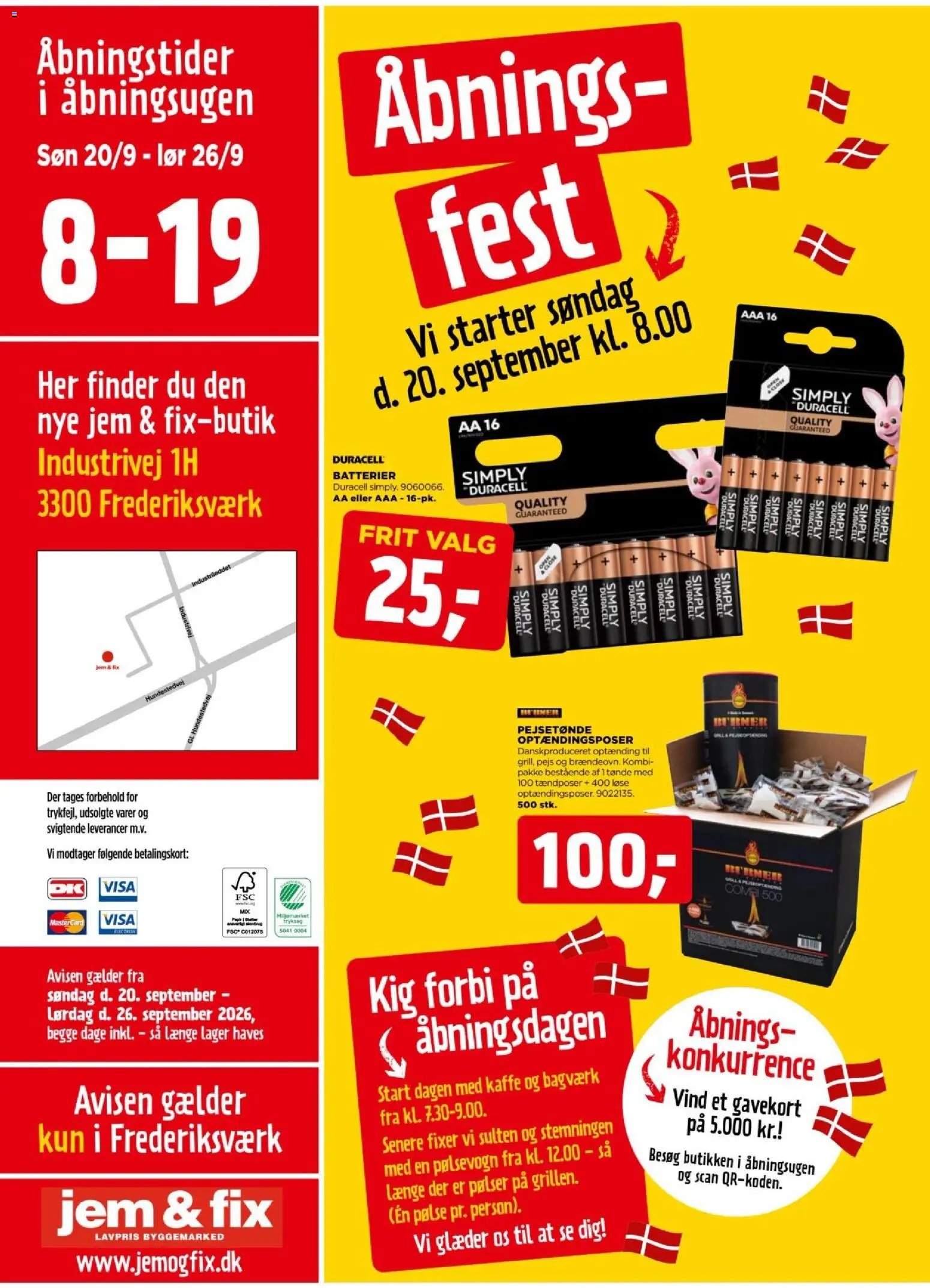 Jem & fix tilbudsavis fra 20/09/2026 Jem & fix - Åbningsavis - Frederiksværk