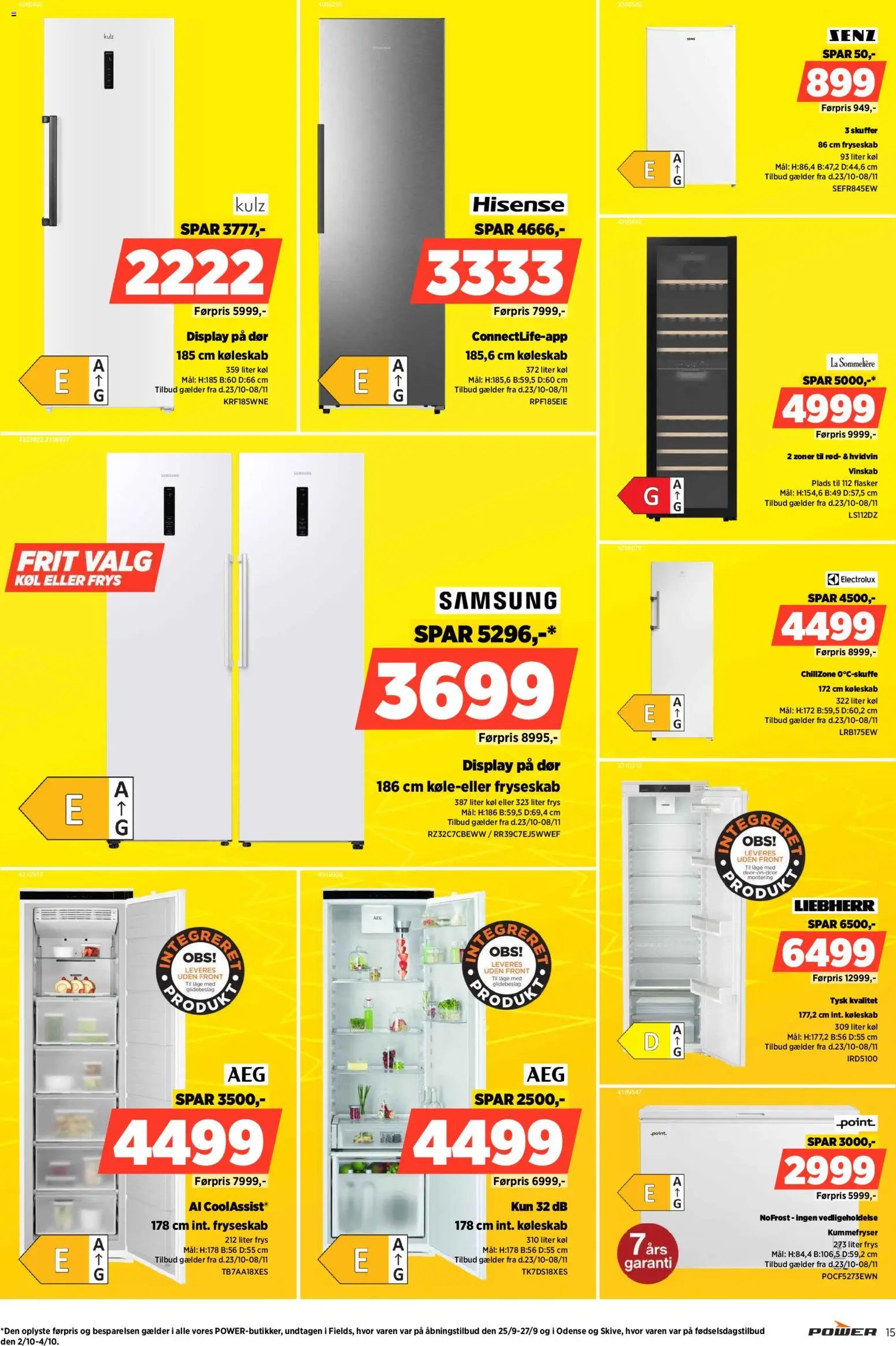 Nye Power tilbud fra 23/10/2026