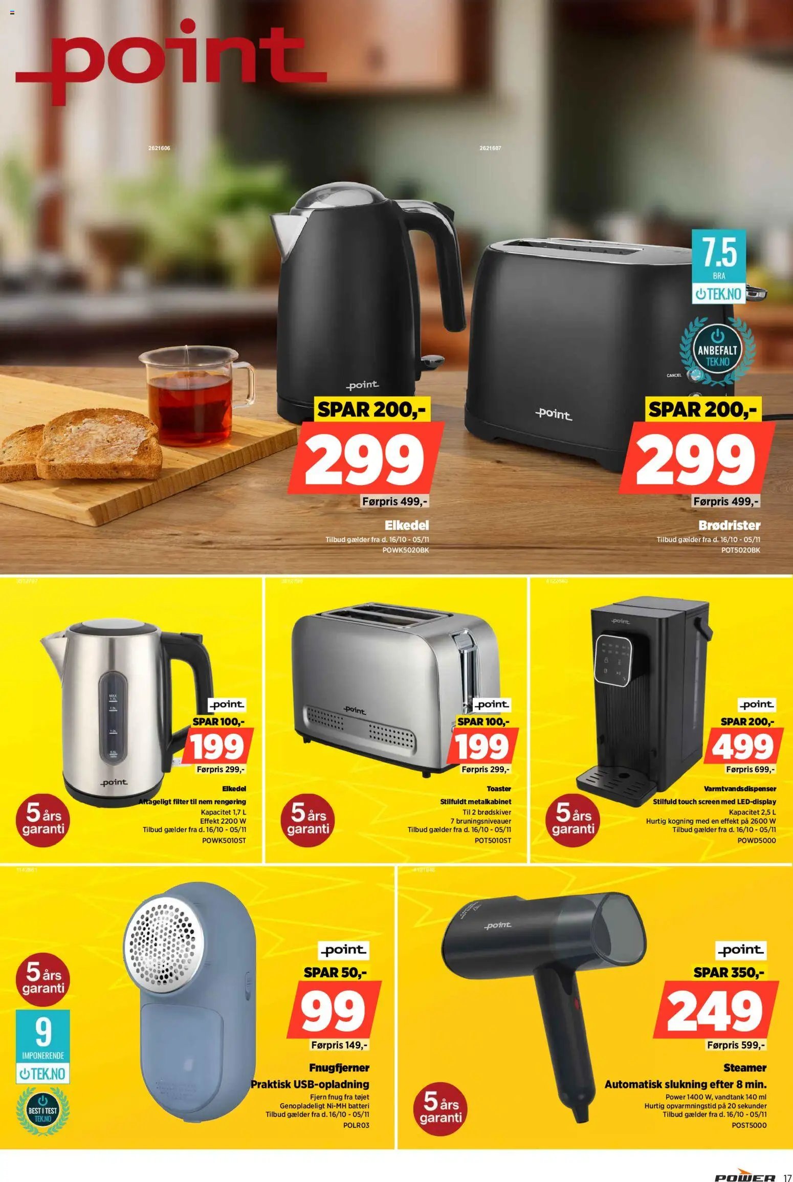 Nye Power tilbud fra 23/10/2026