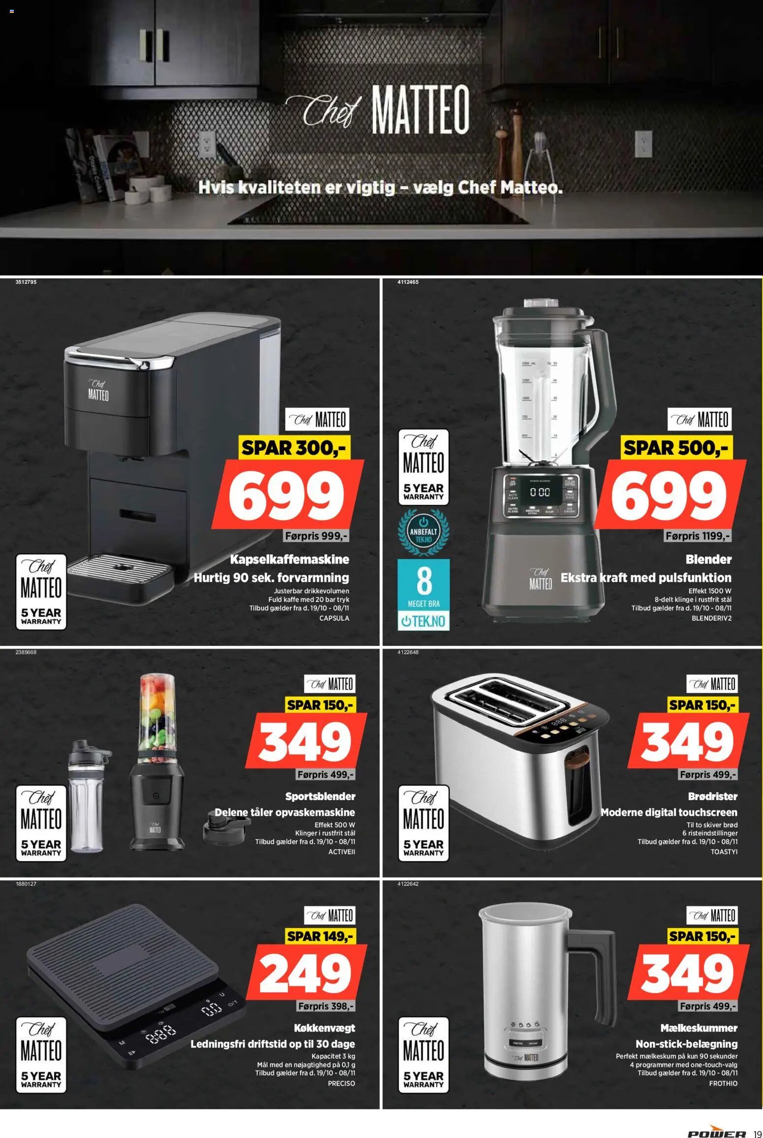 Nye Power tilbud fra 23/10/2026