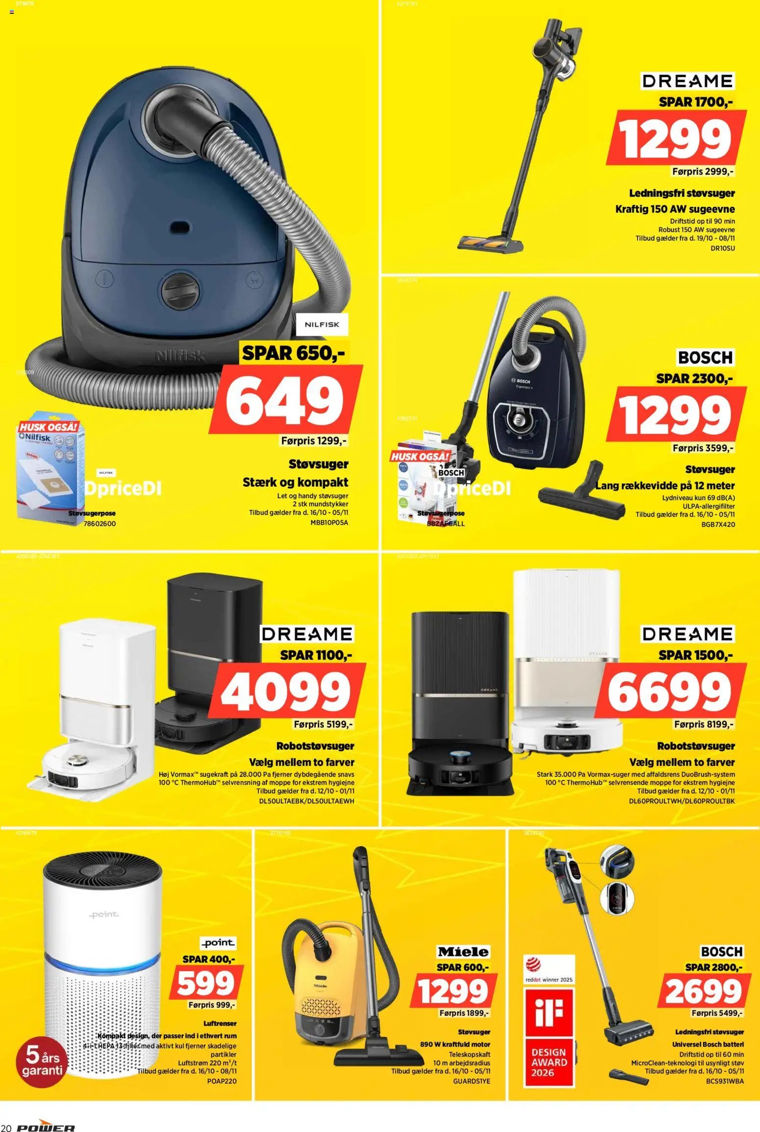Nye Power tilbud fra 23/10/2026