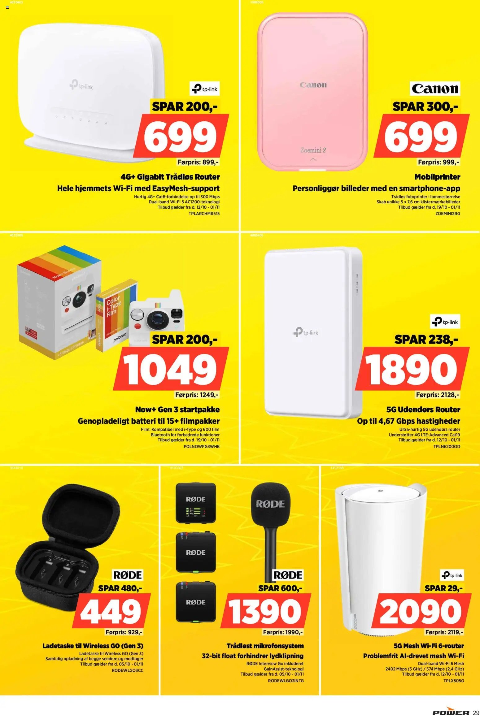 Nye Power tilbud fra 23/10/2026