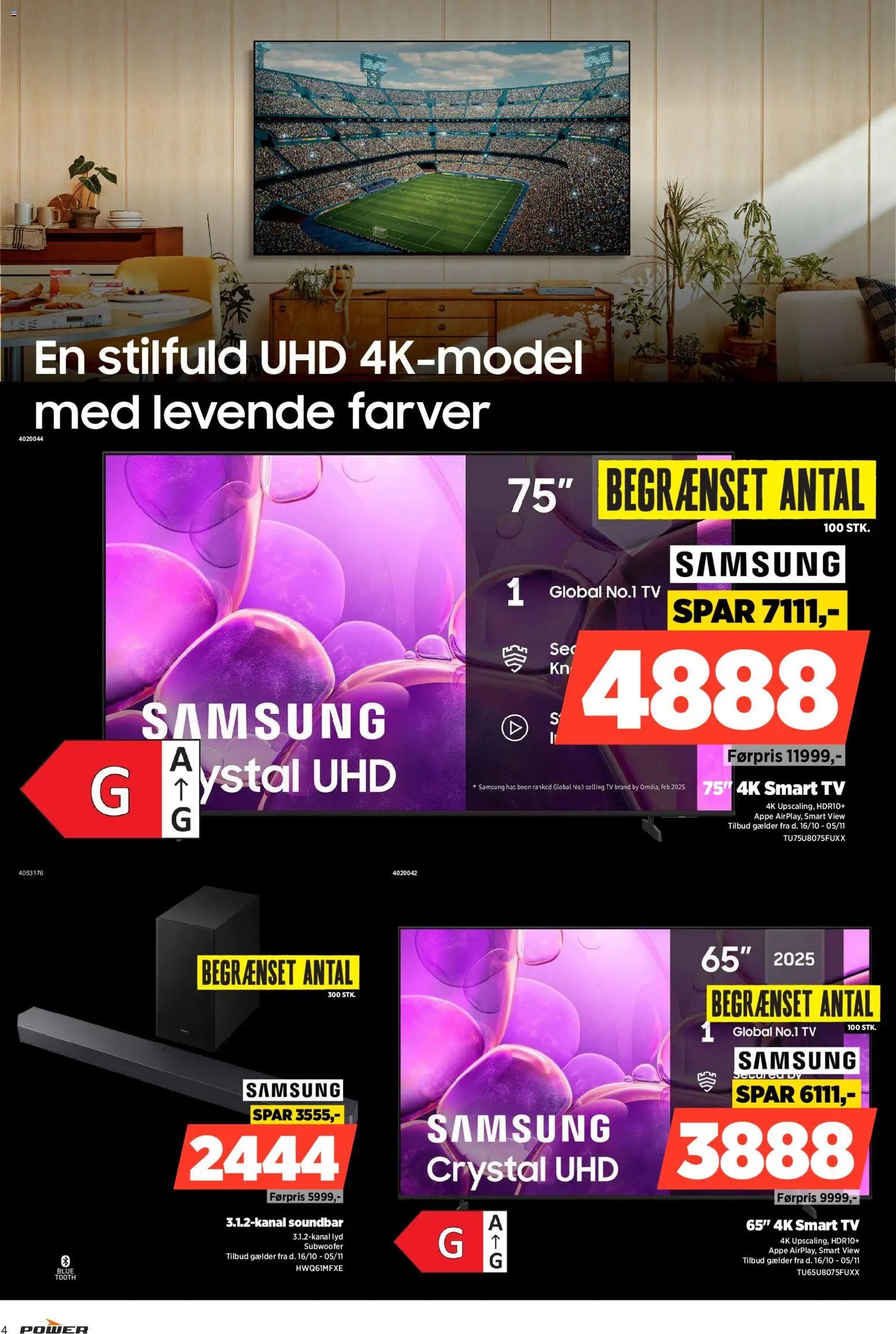 Nye Power tilbud fra 23/10/2026