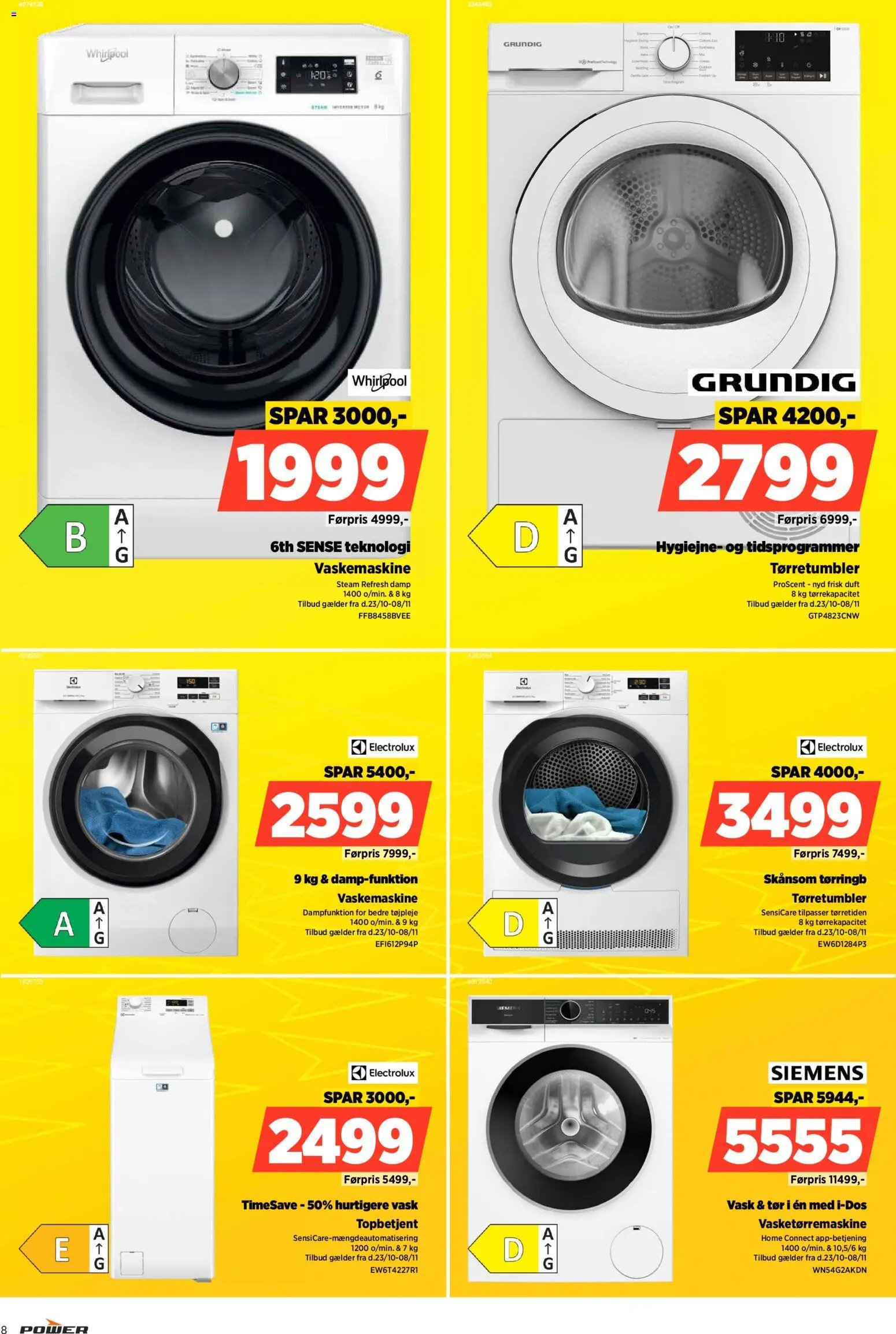 Nye Power tilbud fra 23/10/2026