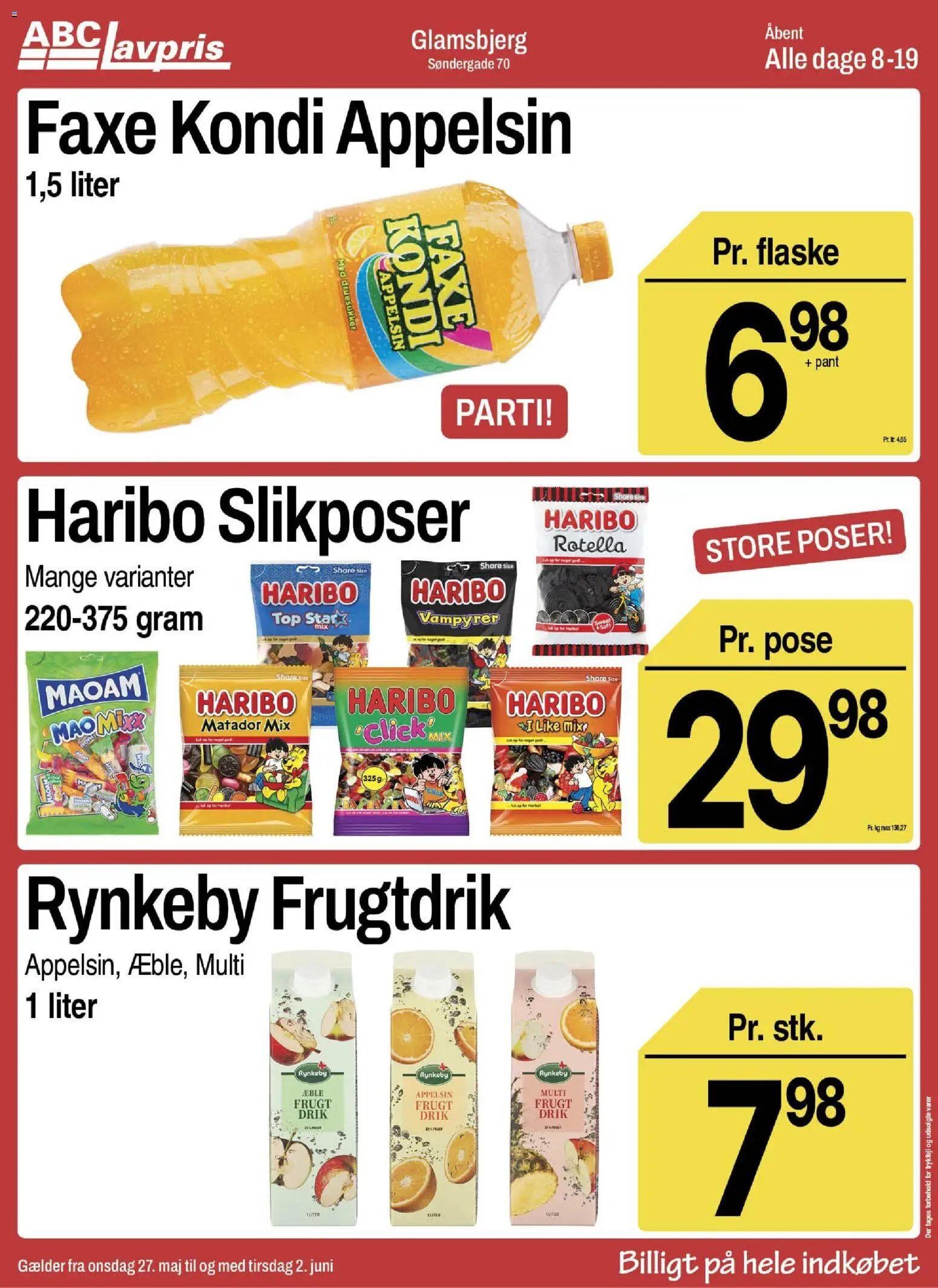 Abc Lavpris tilbudsavis fra 27/05/2026 Abc Lavpris - Glamsbjerg