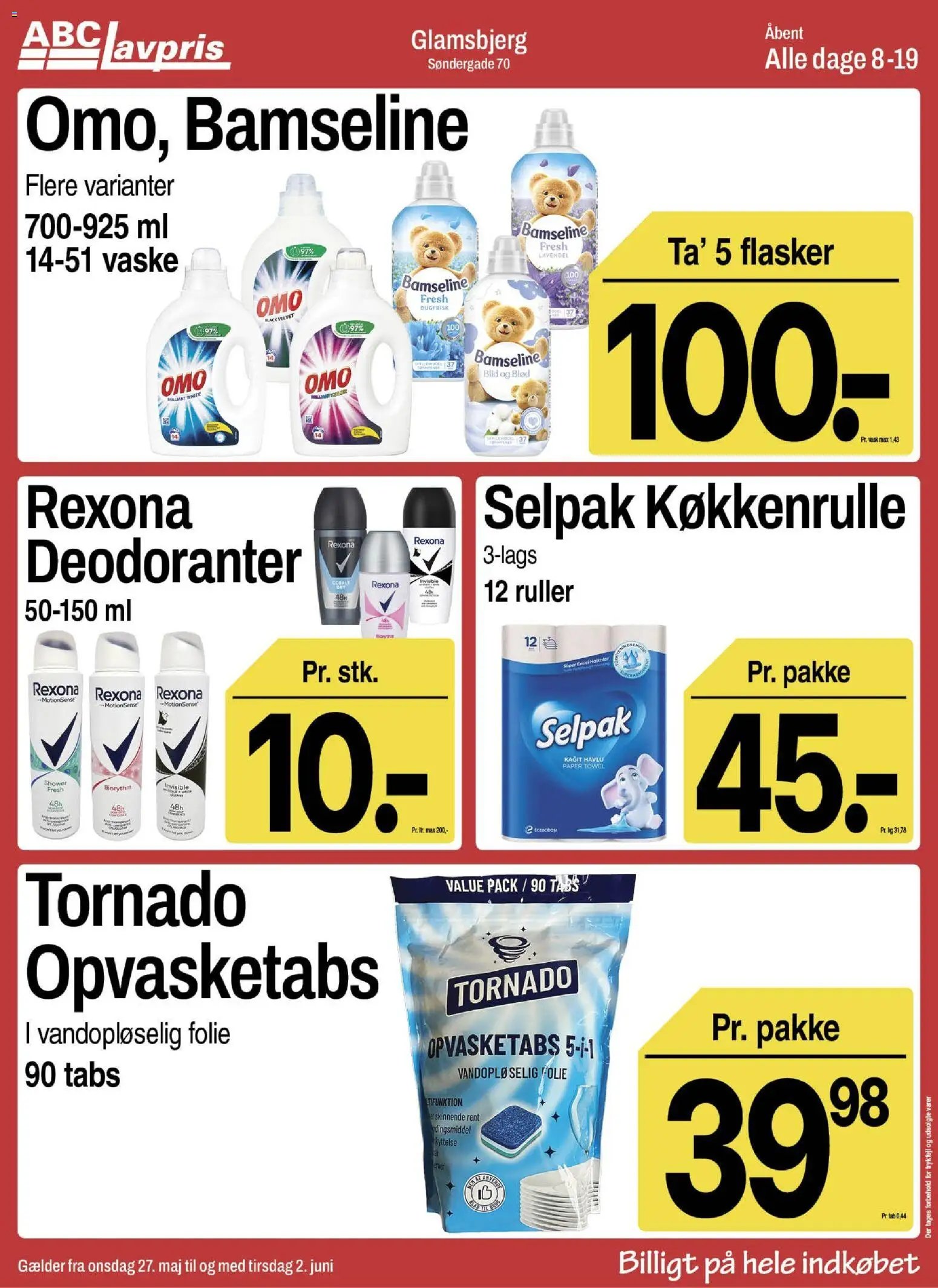 Abc Lavpris tilbudsavis fra 27/05/2026 Abc Lavpris - Glamsbjerg