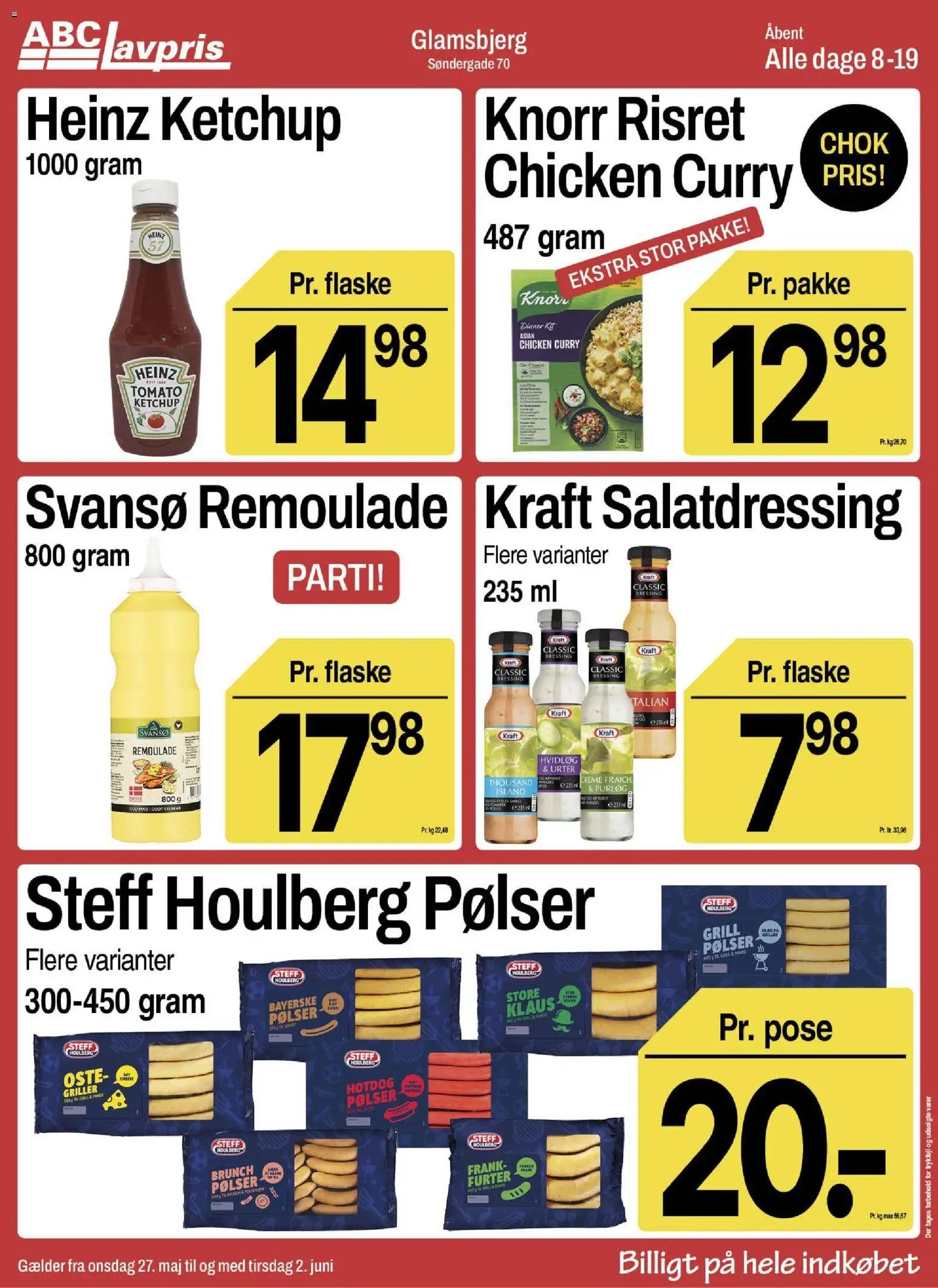 Abc Lavpris tilbudsavis fra 27/05/2026 Abc Lavpris - Glamsbjerg