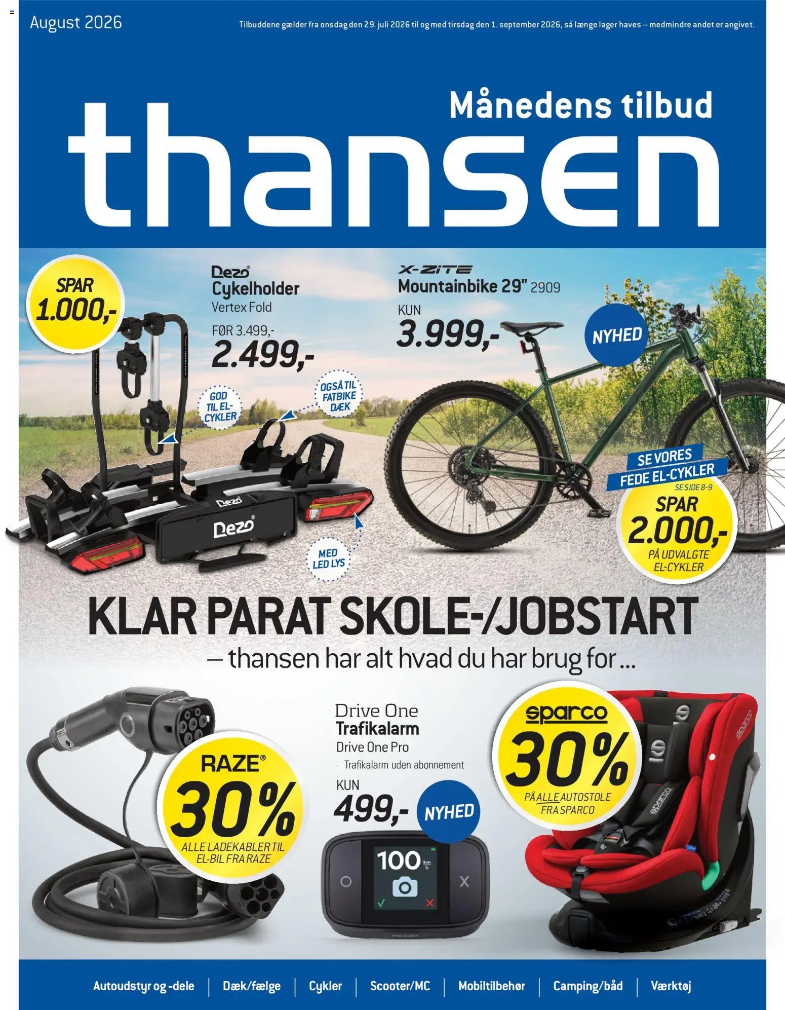 Thansen tilbudsavis fra 29/07/2026 Thansen - Tilbudsavis