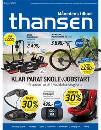 Thansen tilbudsavis fra 29/07/2026 Thansen - Tilbudsavis