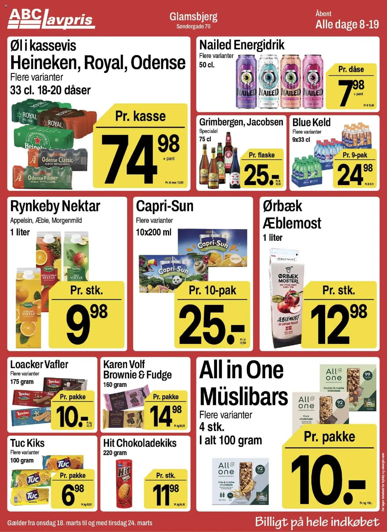 Abc Lavpris tilbudsavis fra 18/03/2026 Abc Lavpris - Glamsbjerg