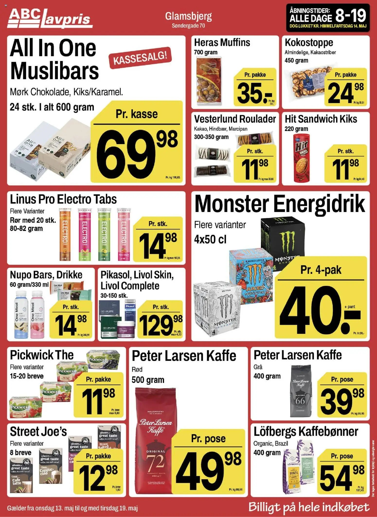 Abc Lavpris tilbudsavis fra 13/05/2026 Abc Lavpris - Glamsbjerg