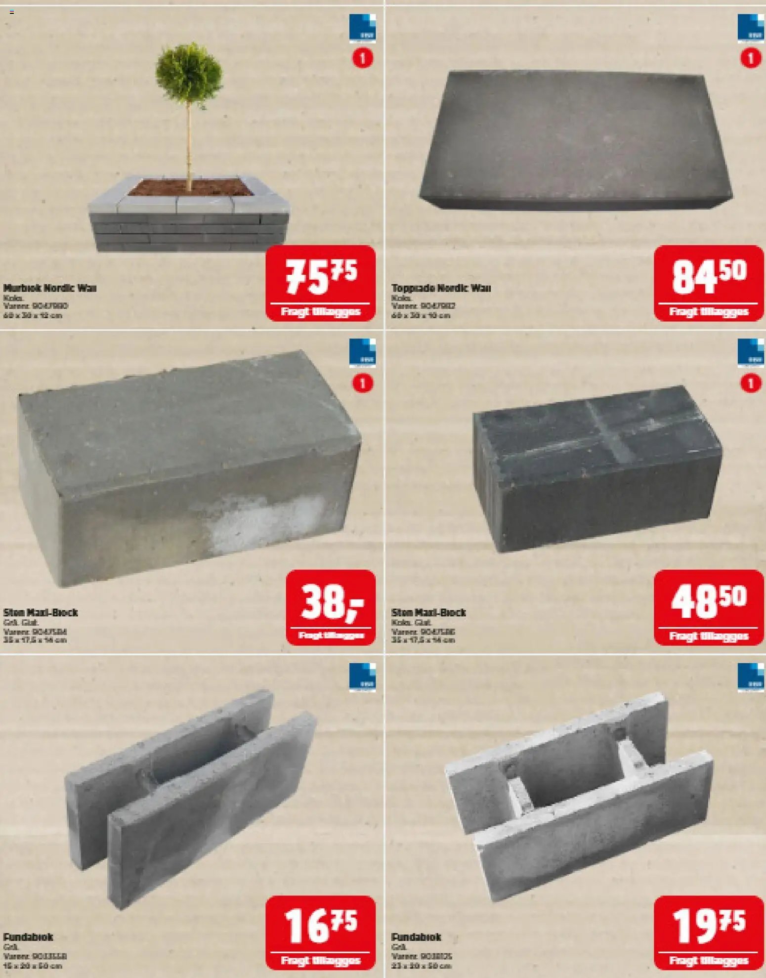Jem & fix tilbudsavis fra 01/05/2026 Jem & fix - Betonvarekatalog