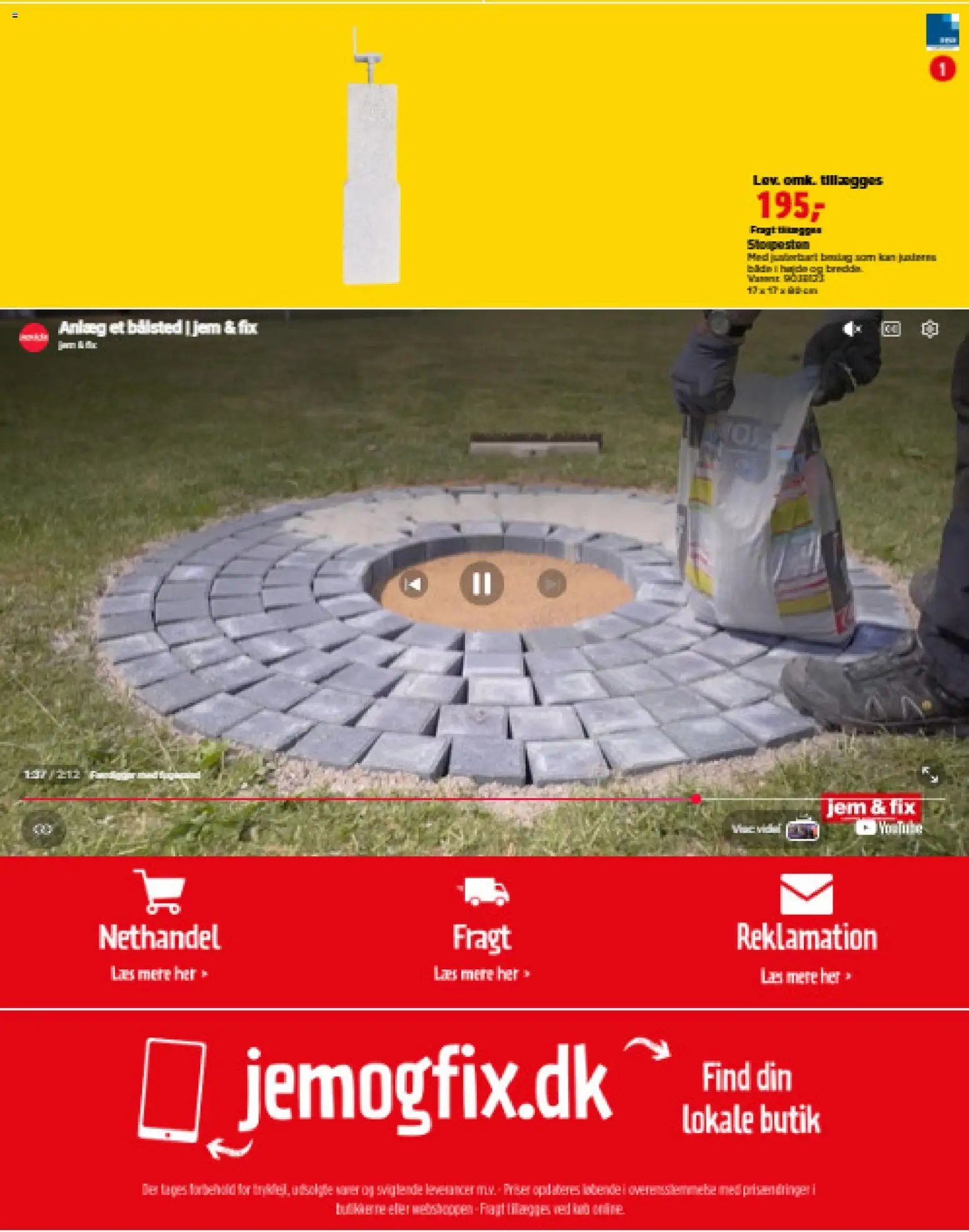 Jem & fix tilbudsavis fra 01/05/2026 Jem & fix - Betonvarekatalog