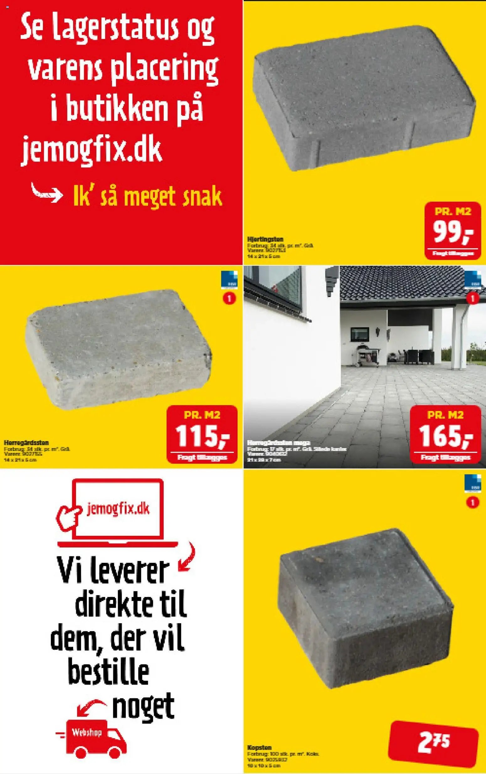 Jem & fix tilbudsavis fra 01/05/2026 Jem & fix - Betonvarekatalog