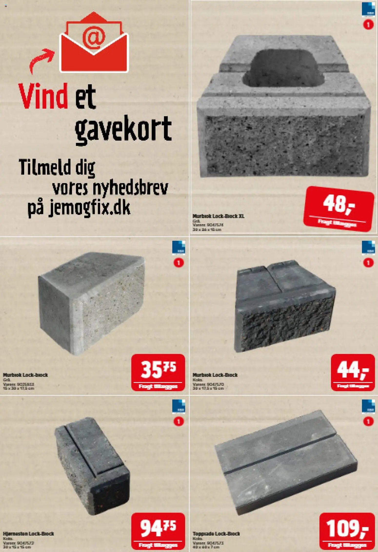 Jem & fix tilbudsavis fra 01/05/2026 Jem & fix - Betonvarekatalog