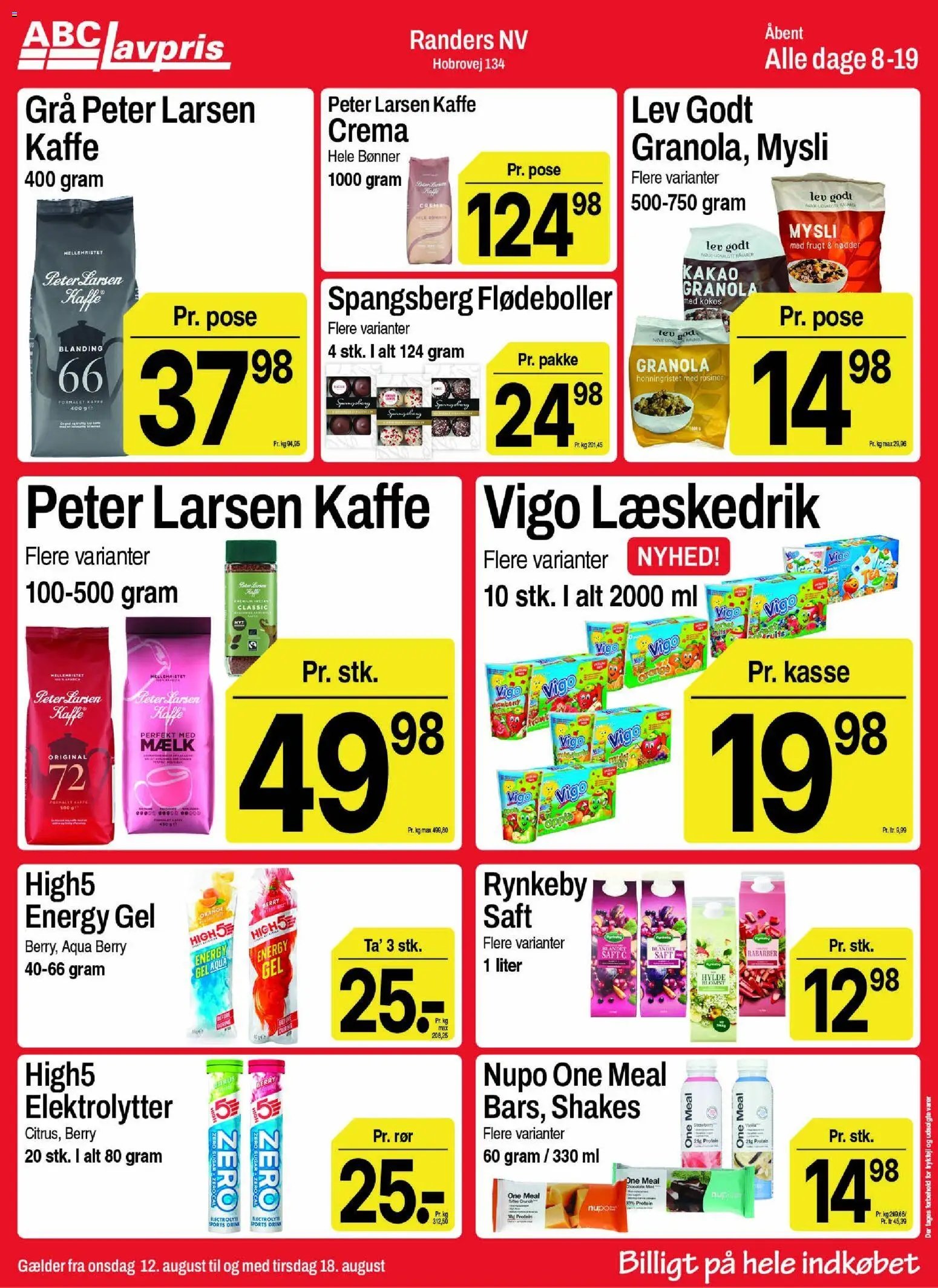 Abc Lavpris tilbudsavis fra 12/08/2026 Abc Lavpris - Tilbudsavis