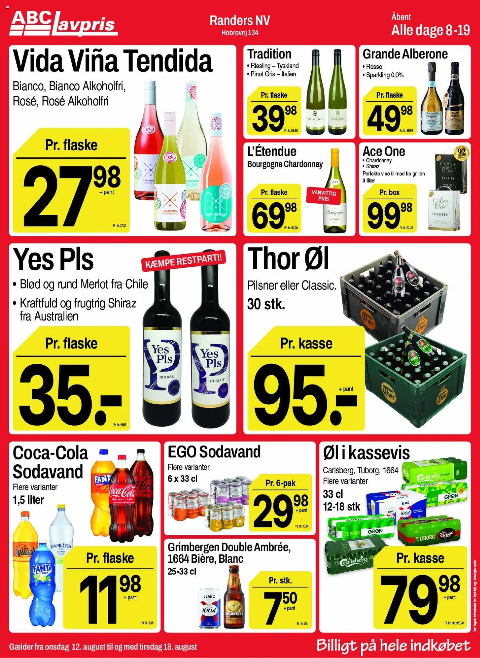Abc Lavpris tilbudsavis fra 12/08/2026 Abc Lavpris - Tilbudsavis
