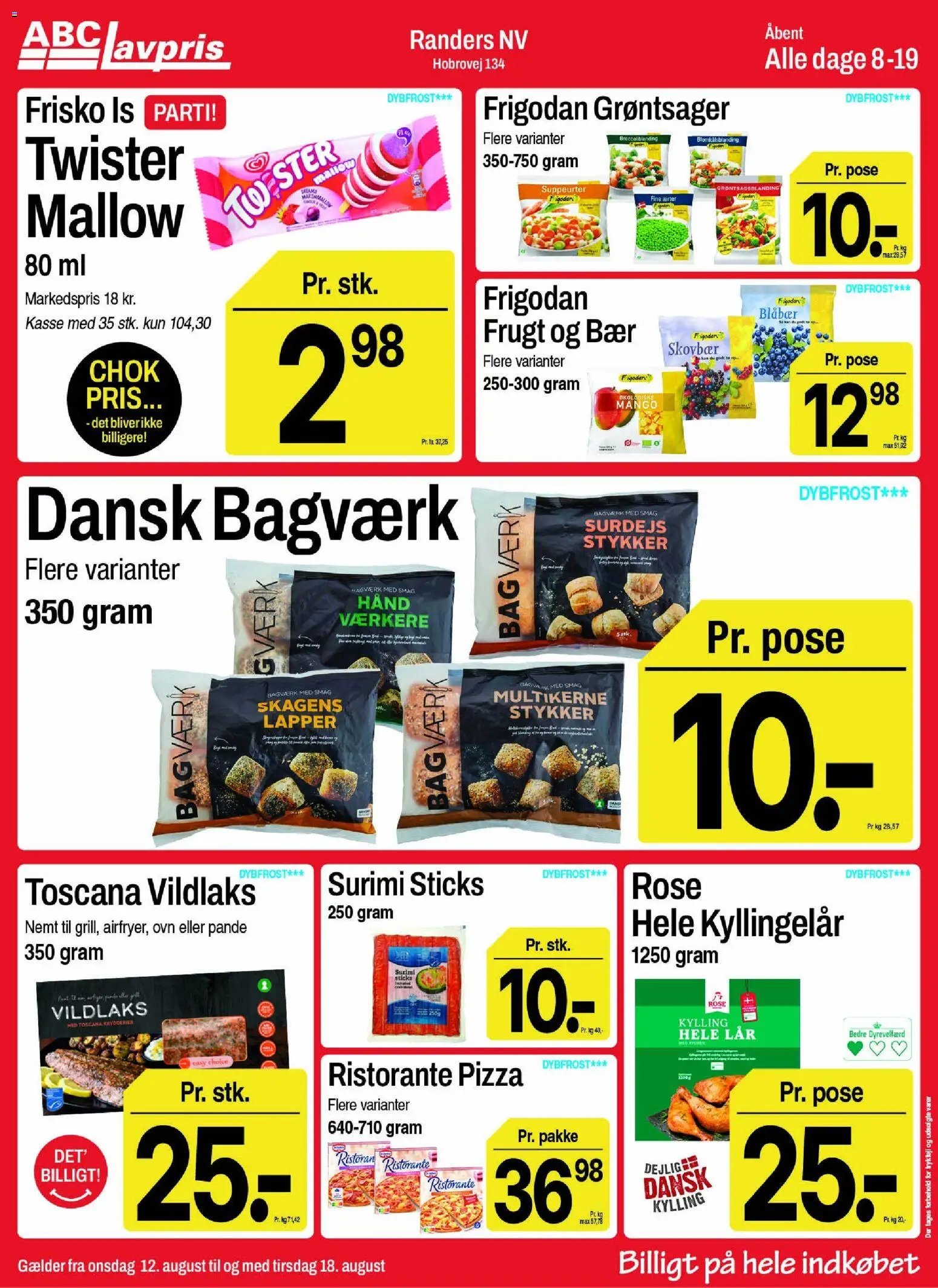Abc Lavpris tilbudsavis fra 12/08/2026 Abc Lavpris - Tilbudsavis
