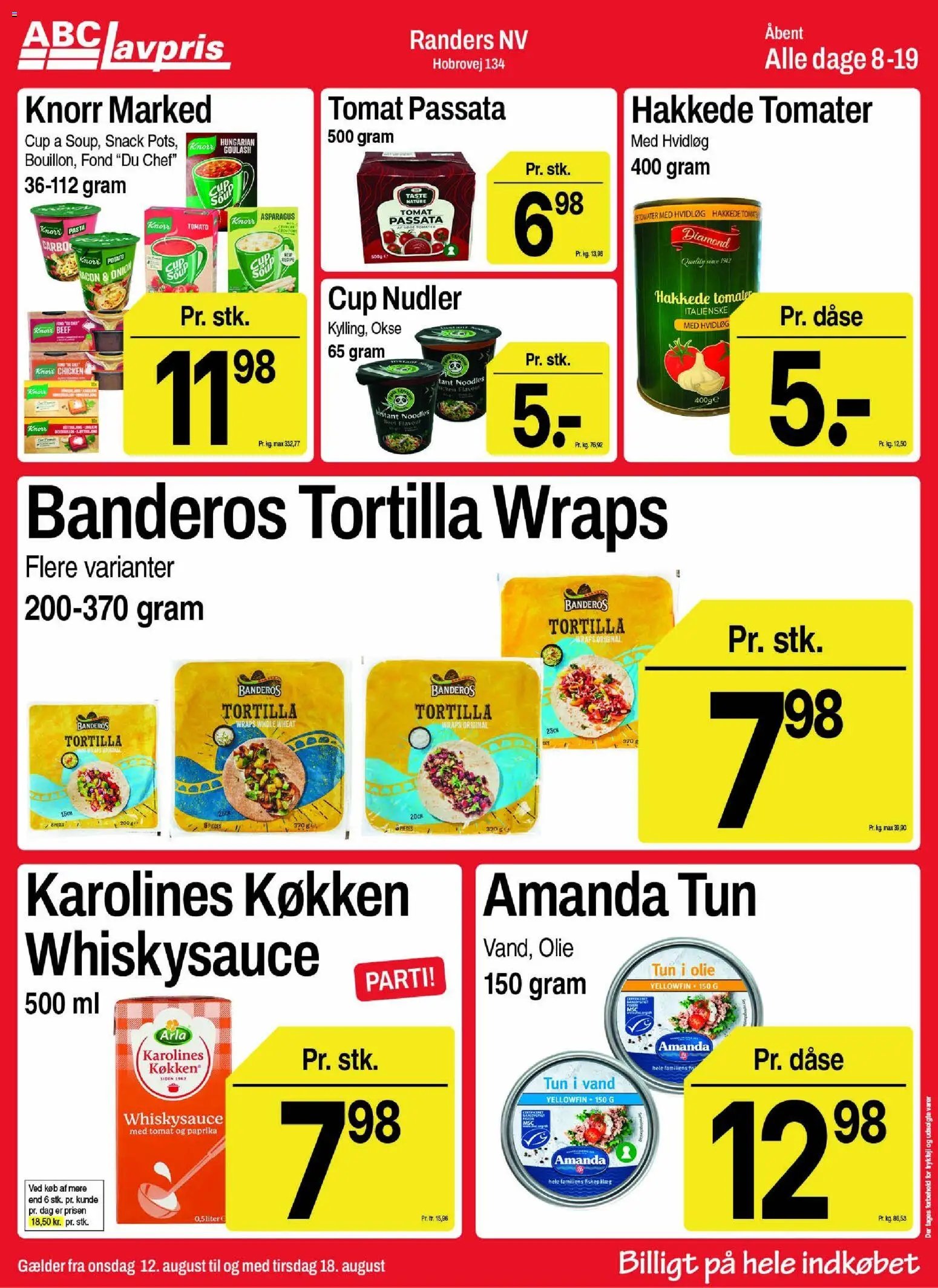 Abc Lavpris tilbudsavis fra 12/08/2026 Abc Lavpris - Tilbudsavis
