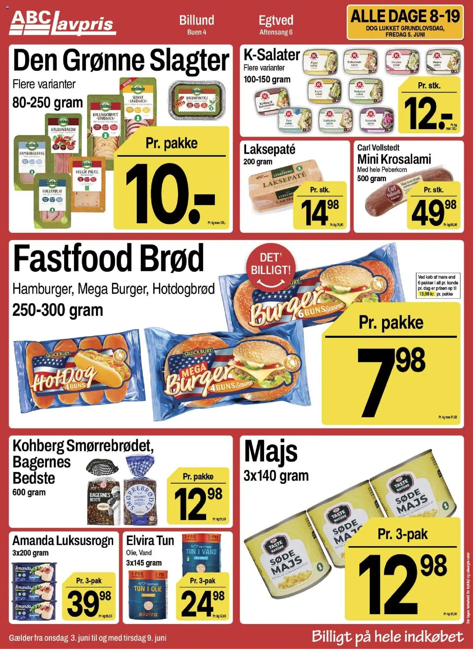 Abc Lavpris tilbudsavis fra 03/06/2026 Abc Lavpris - Billund