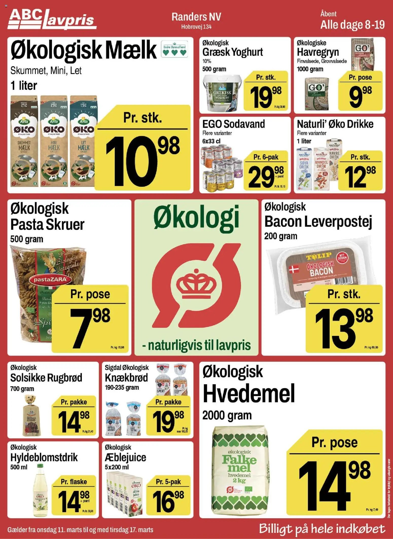 Abc Lavpris tilbudsavis fra 11/03/2026 Abc Lavpris - Randers NV