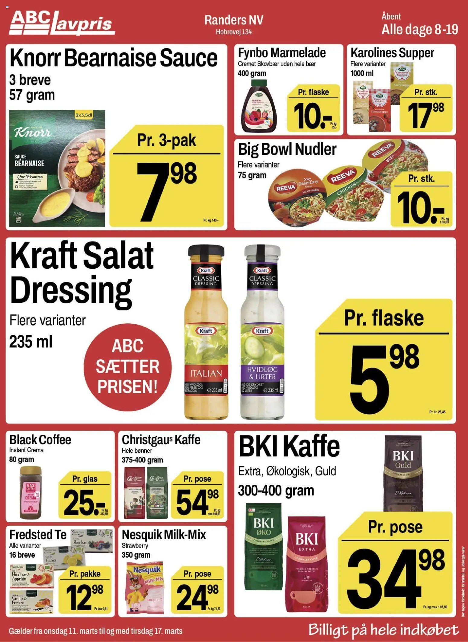 Abc Lavpris tilbudsavis fra 11/03/2026 Abc Lavpris - Randers NV