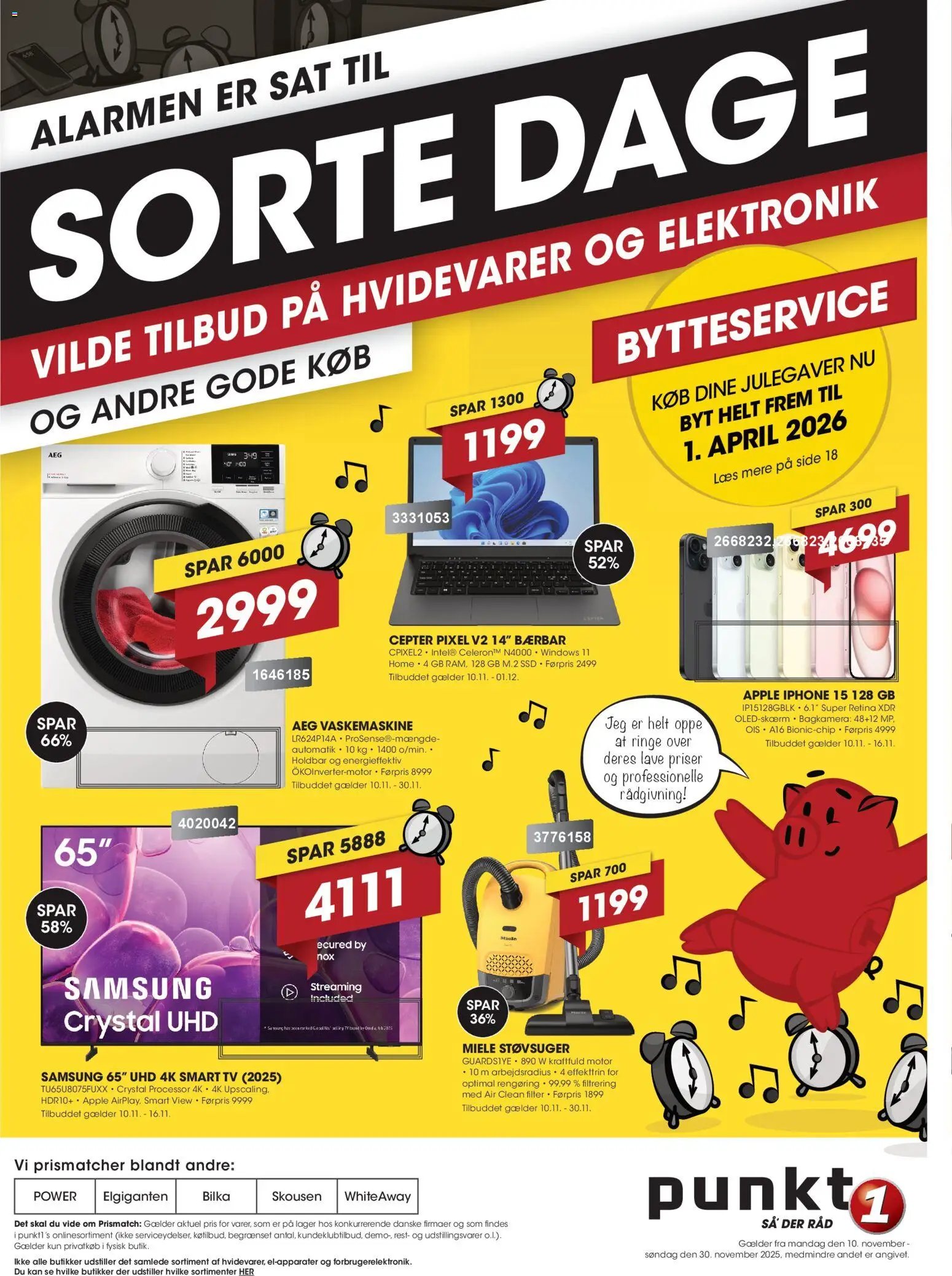 Punkt1 tilbudsavis fra 10/11/2025 Black Friday